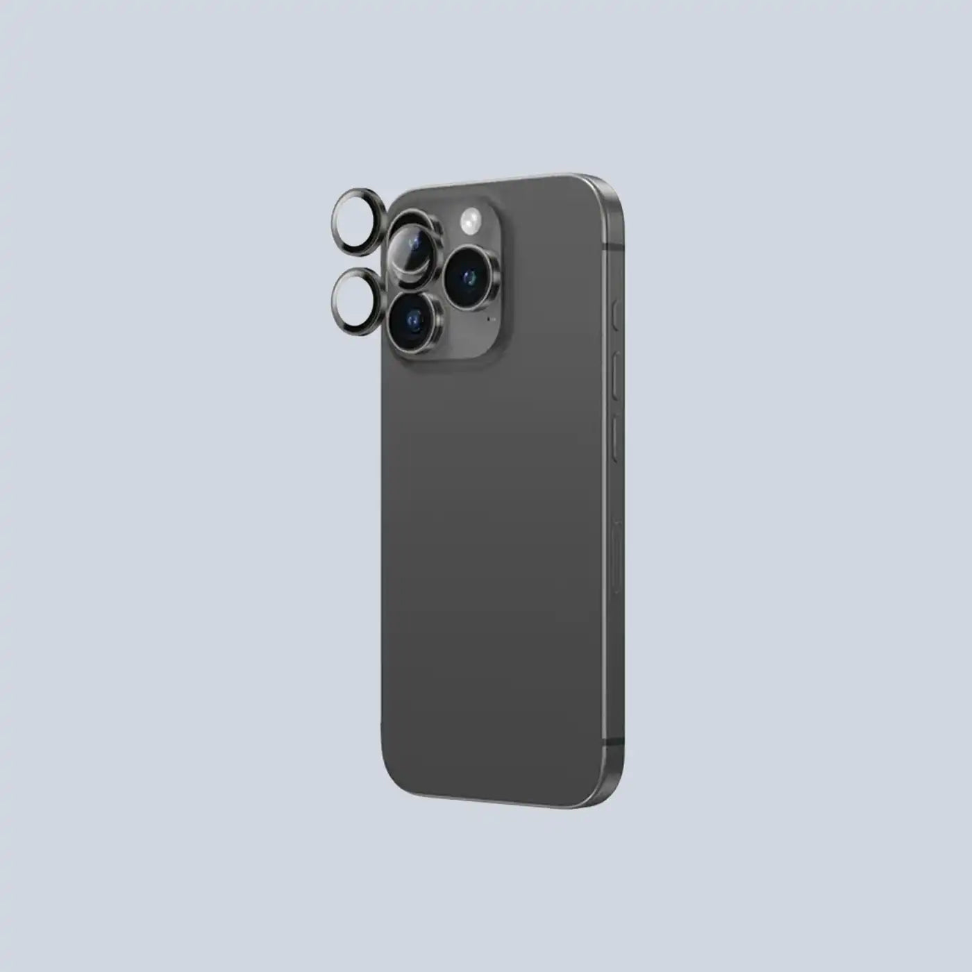 ⁦AmazingThing iPhone 16 PRO 6.3 / 16 PRO MAX 6.9 AR 3 LENS GLASS-⁩أسود
