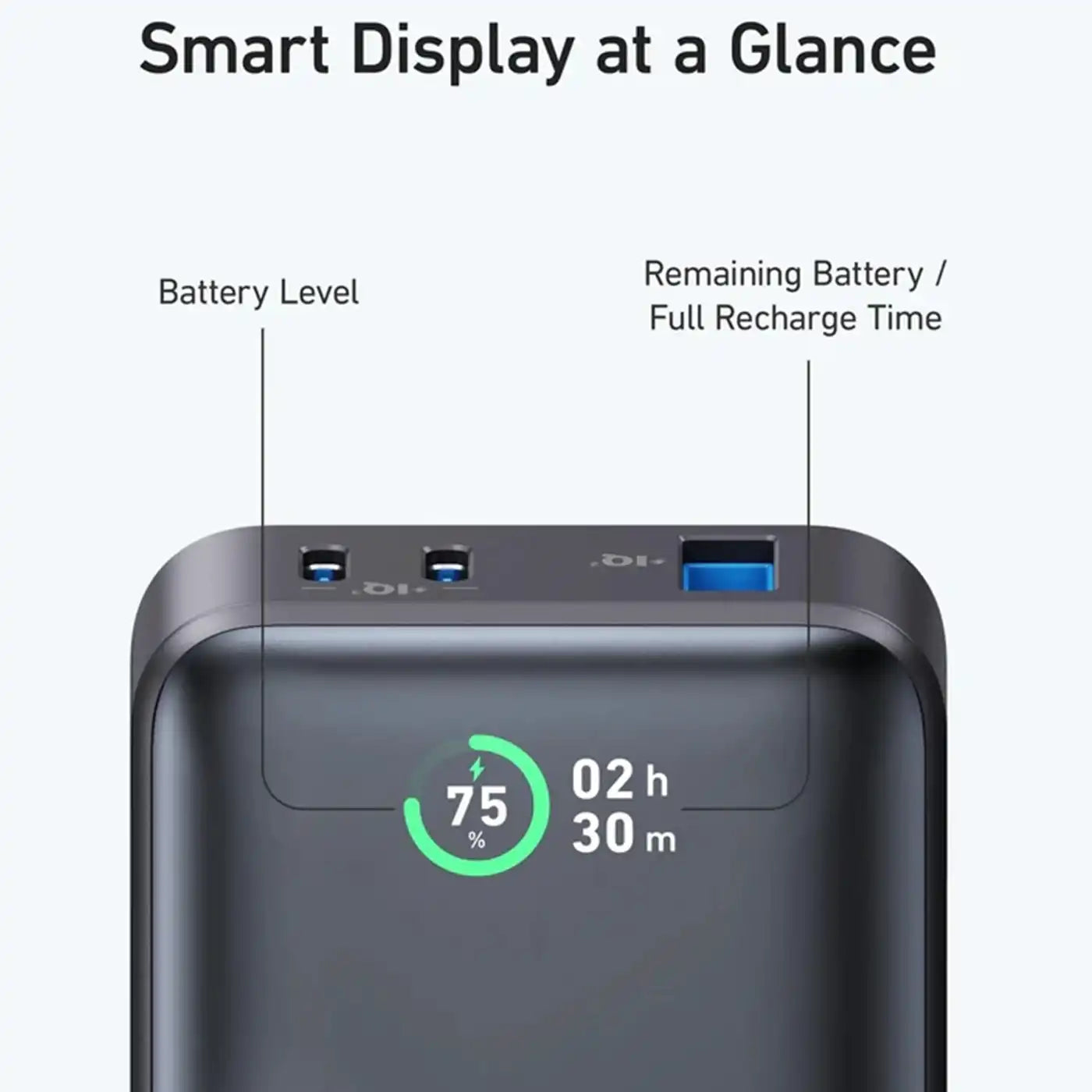 Anker 533 Power Bank 30W 10000 PD - BLACK product photo