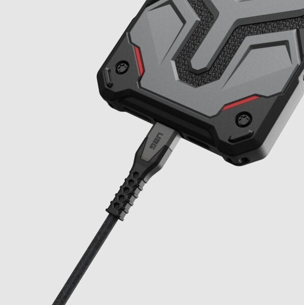 UAG USBC-USBC 1 5m Rugged Kevlar Cable Black Grey product photo
