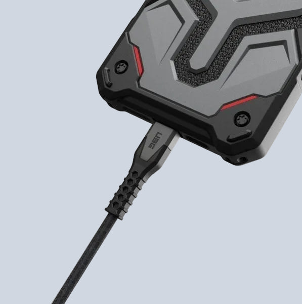 UAG USBC-USBC 1 5m Rugged Kevlar Cable Black Grey product photo