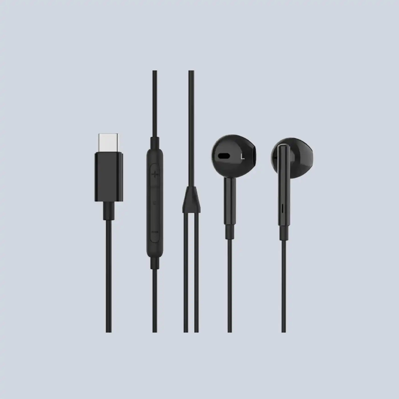 Unisynk In-Ear Headphones USB-C- Black