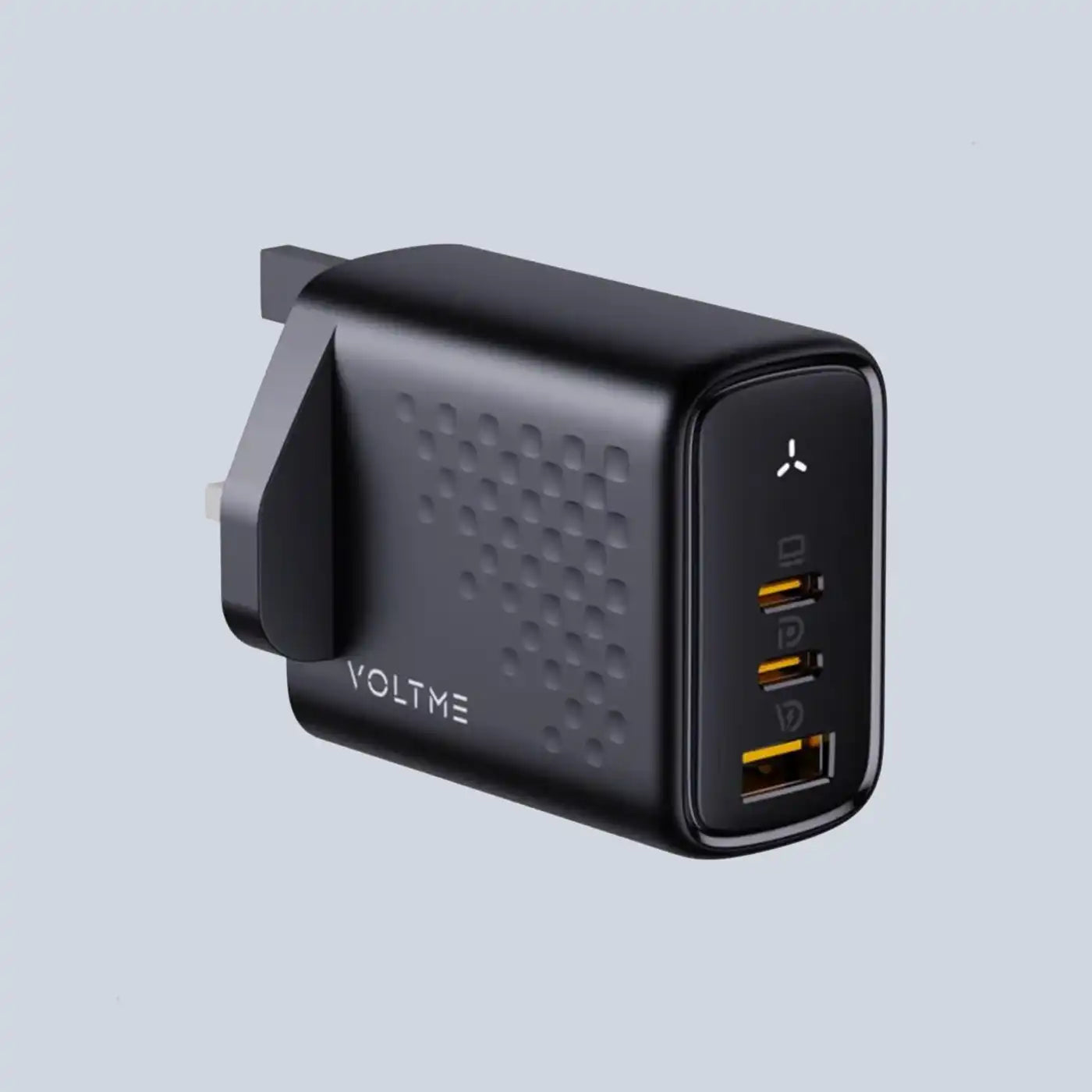 Voltme 67W USB C Charger, 3 Ports Foldable GaN PD Fast Wall Charger