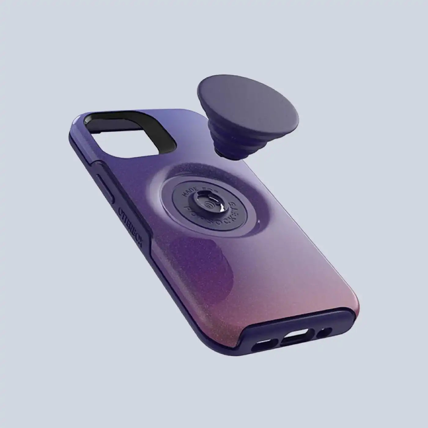 كفر ⁦OtterBox iPhone 12 mini Otter+Pop Series⁩ باللون البنفسجي