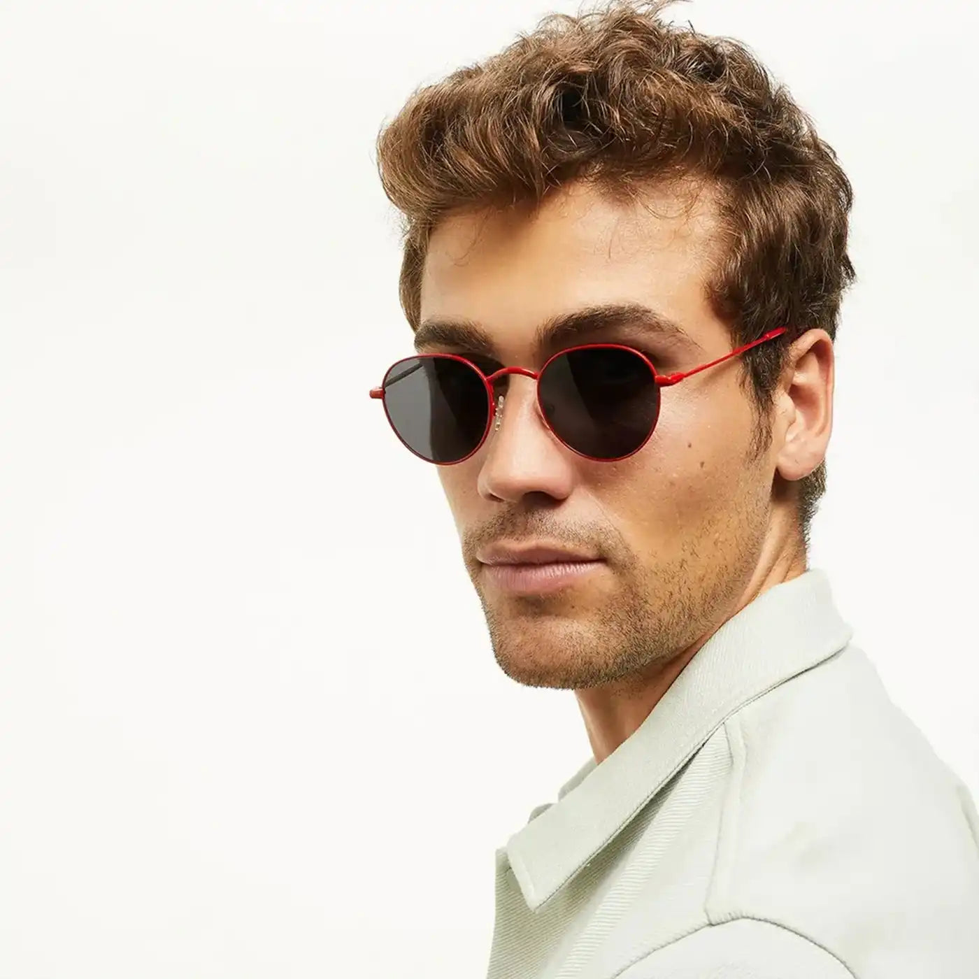 ⁦Barner - Sun Glasses - Model Ginza - Classic Red⁩