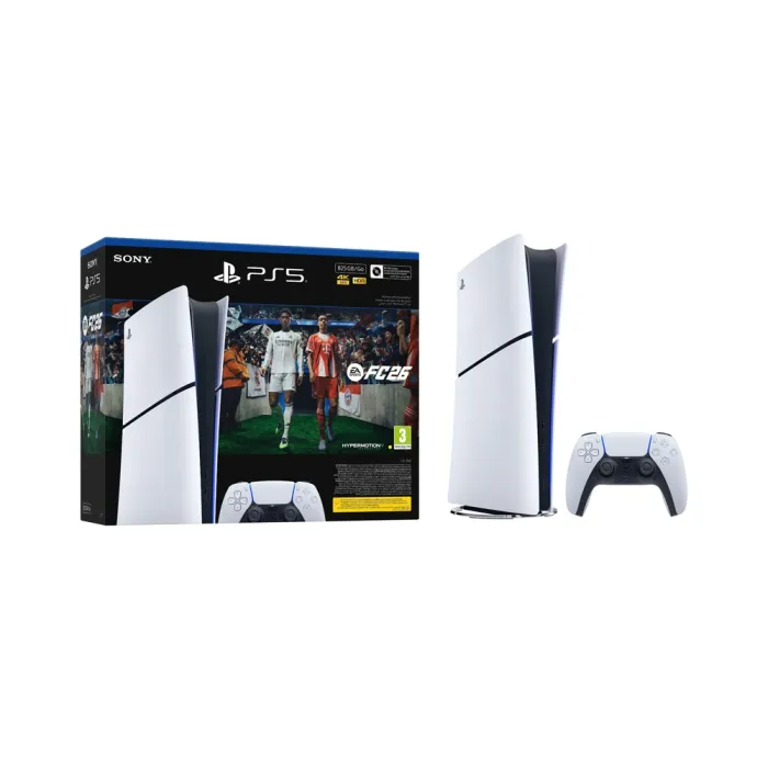 Sony PlayStation 5 Slim Console Digital with EA FC 26 Voucher Bundle - R2