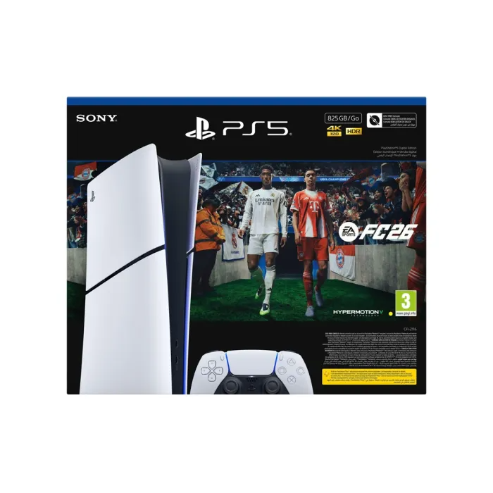 Sony PlayStation 5 Slim Console Digital with EA FC 26 Voucher Bundle - R2 product image