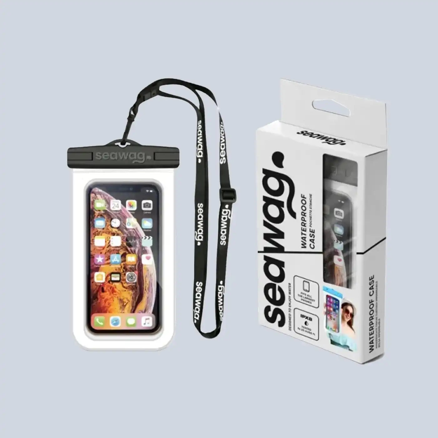 Seawag PLUS 7.5" IPX8 Waterproof Phone Case with Dual Pockets