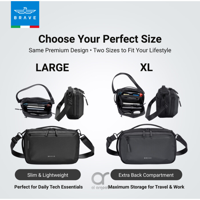 Brave BTP-05 Tech Pouch Organizer Black additional product image