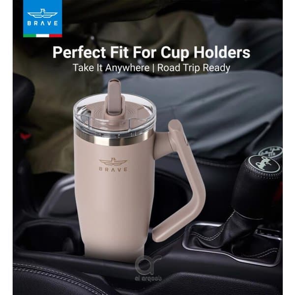 Brave Temp Guard Vacuum Insulated Travel Mug 950ml - Dark Coffee product photo