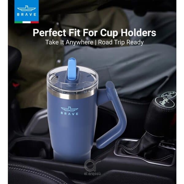 Brave Temp Guard Vacuum Insulated Travel Mug 950ml - Deep Ocean product photo