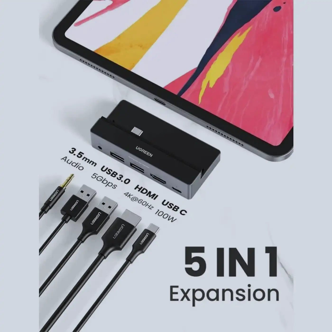 ⁦Ugreen USB C Hub for iPad Pro⁩