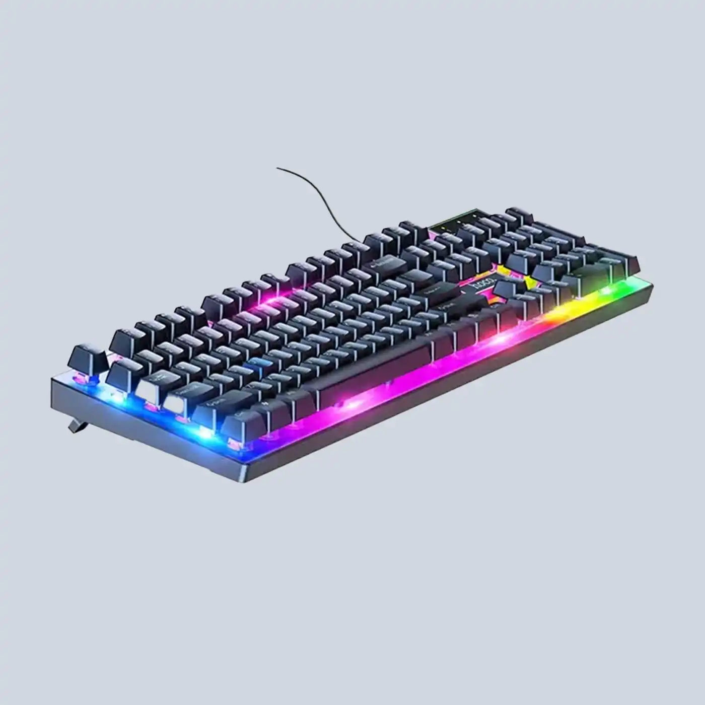 Hoco Black GM18 Luminous Gaming Keyboard & Mouse Set, Arabic Version