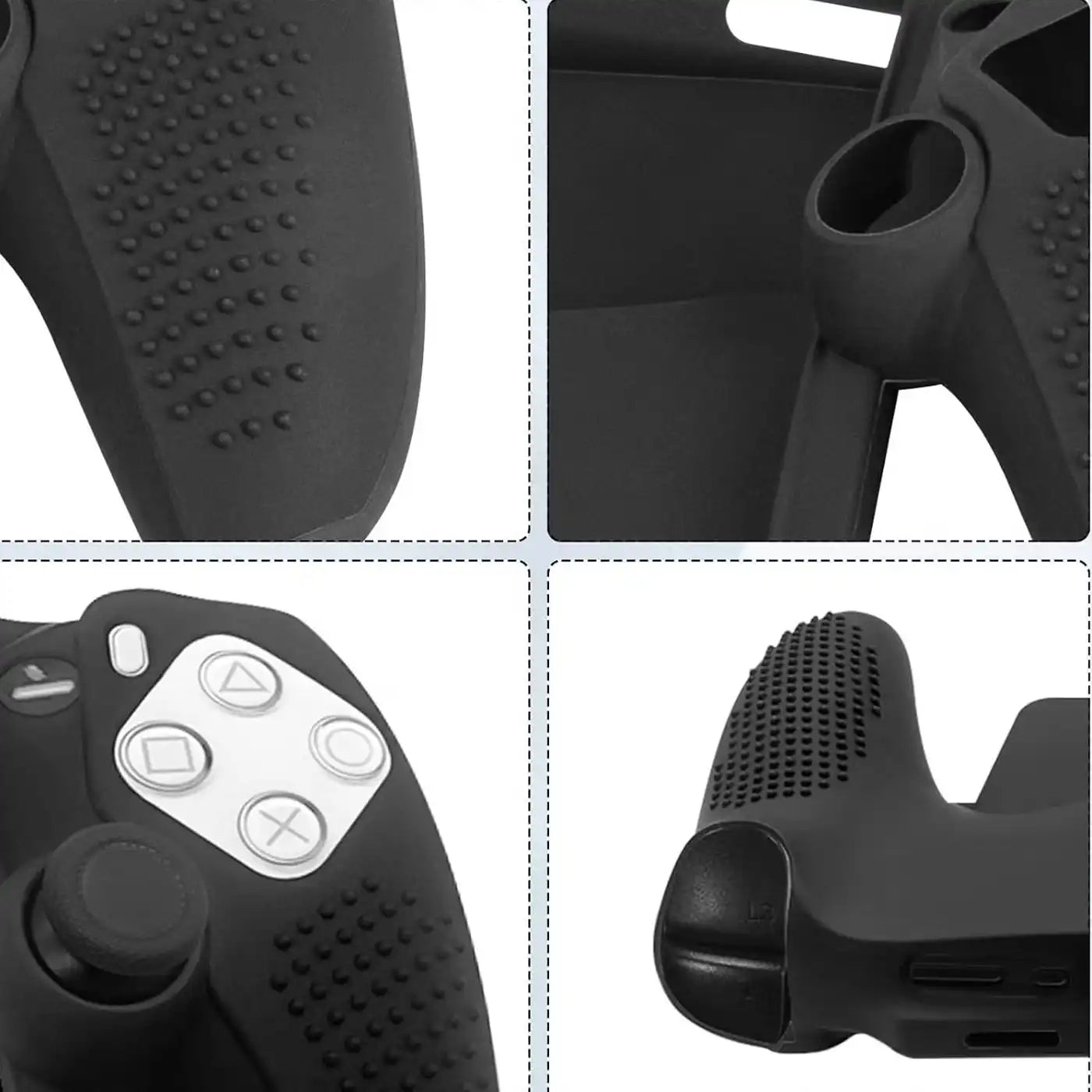 Silicone Anti-Fingerprint case for Playstation Portal - Black product image