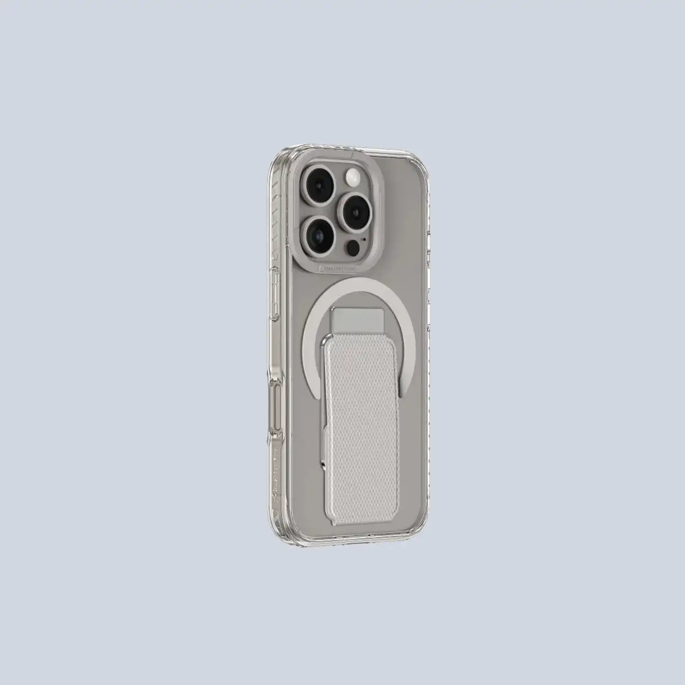 ⁦AmazingThing IPHONE 16 PRO 6.3 TITAN PRO HOLDER MAGSAFE DROP PROOF CASE -Gray⁩