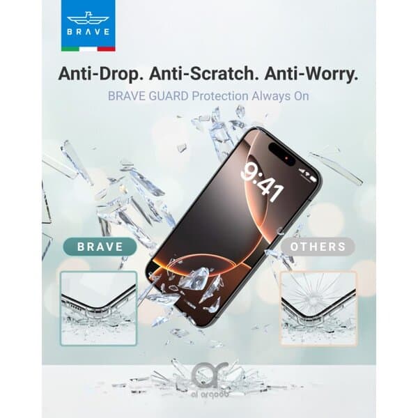 Brave Guard Impact & Scratch Protection iPhone 17 Pro - Clear product photo