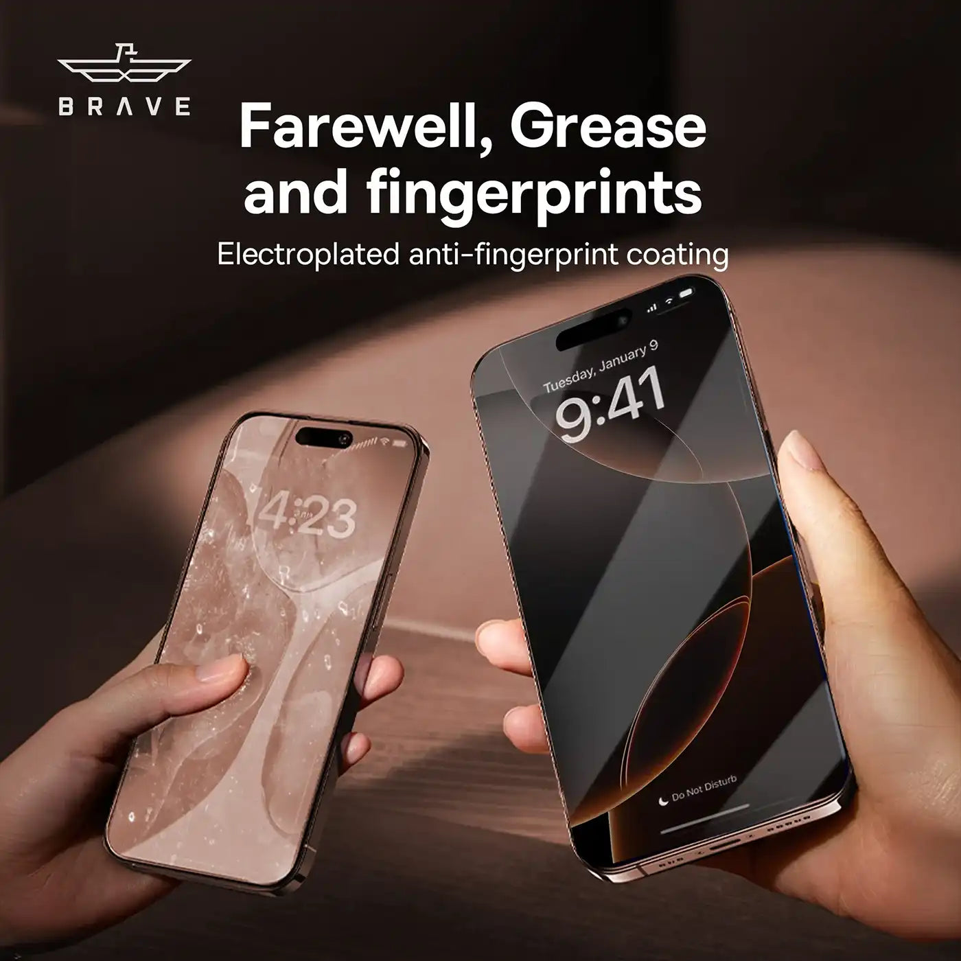 حامي شاشة ⁦Brave iPhone 16 Pro Max 6.9⁩