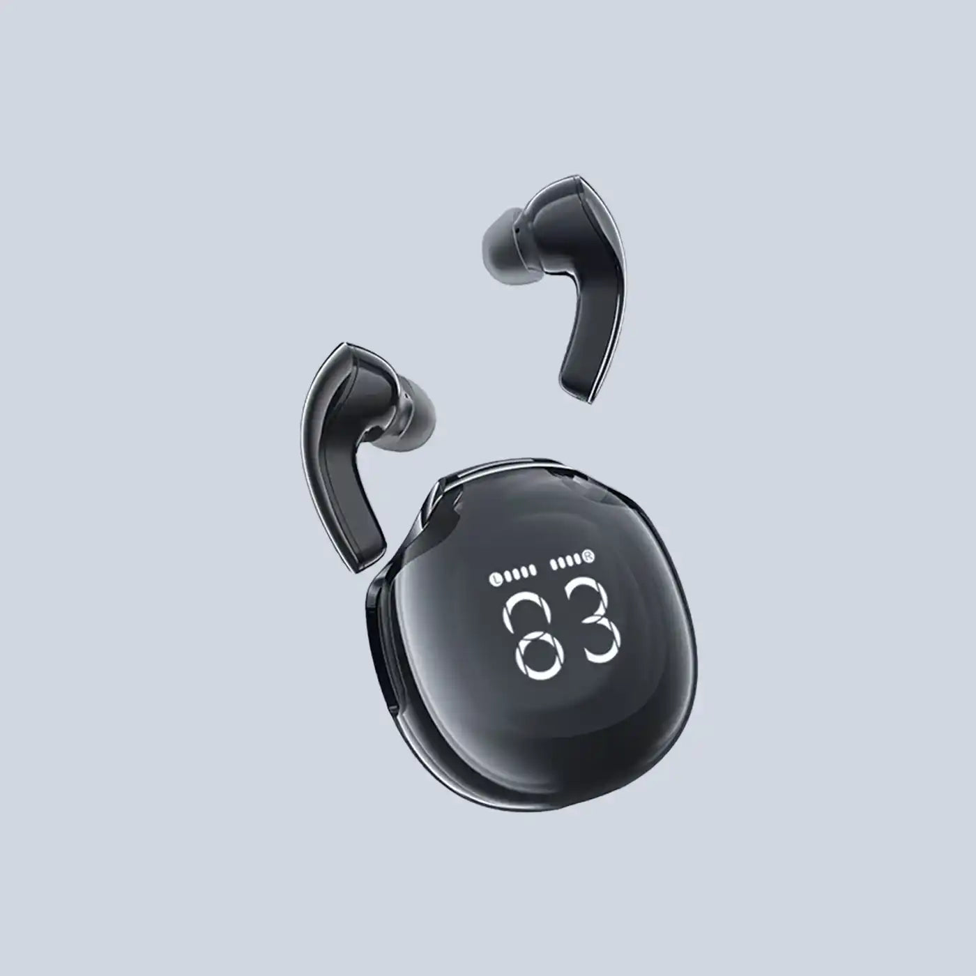 Acefast Headphones Earphones TWS T9, Bluetooth 5.3, IPX4 (Obsidian Black)