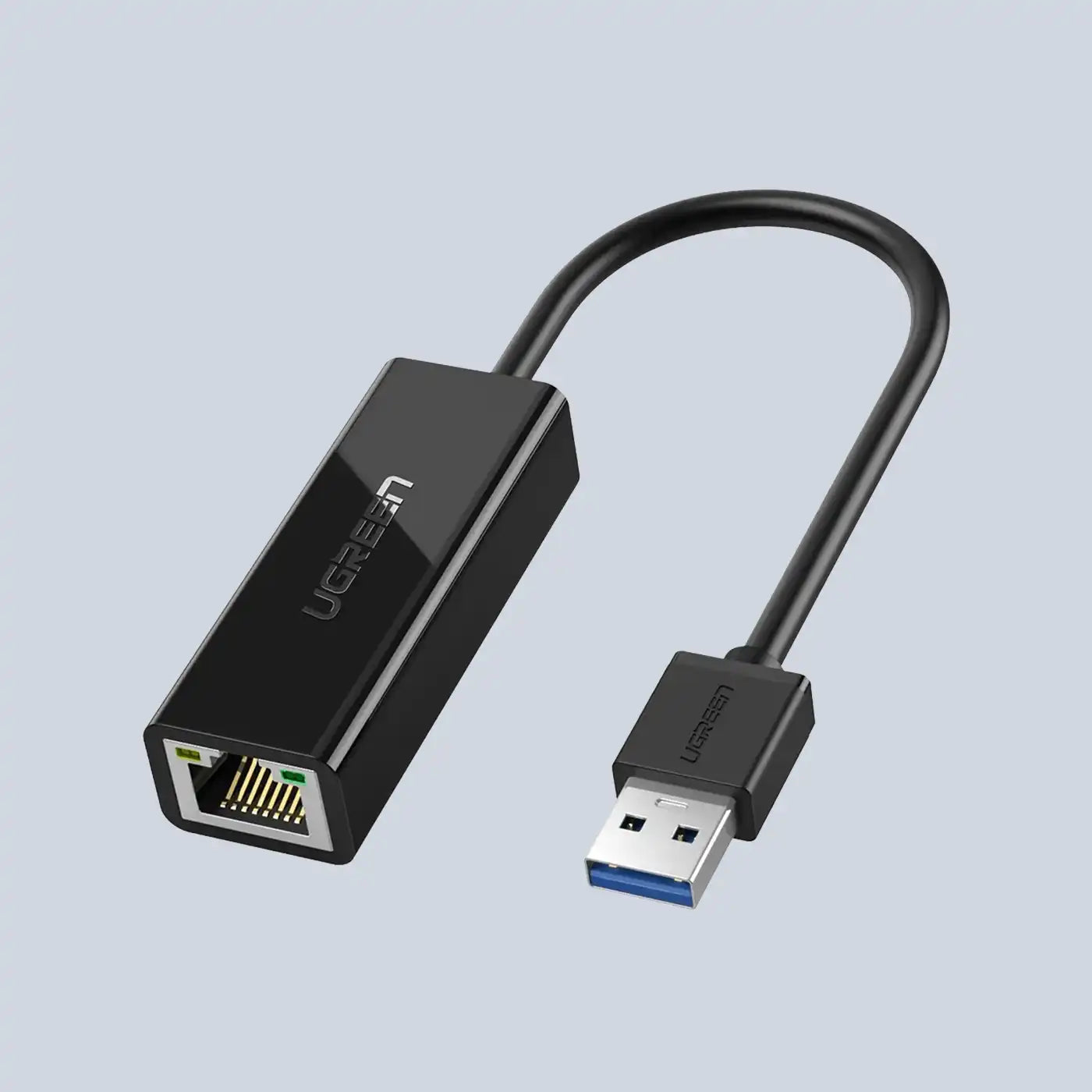 محول ⁦UGreen USB 3.0 Gigabit Ethernet -⁩ أسود