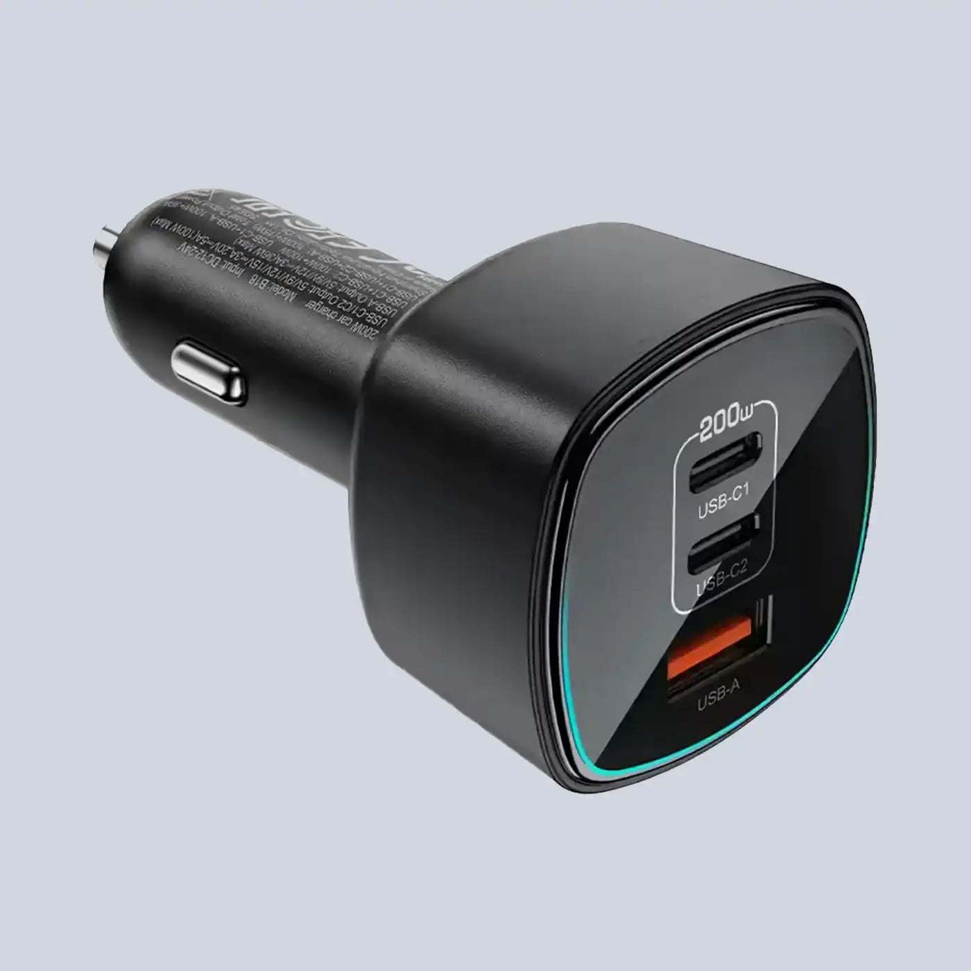 شاحن سيارة ⁦Acefast Fast Charge B18 200W (2xUSB-C + 1xUSB-A)⁩