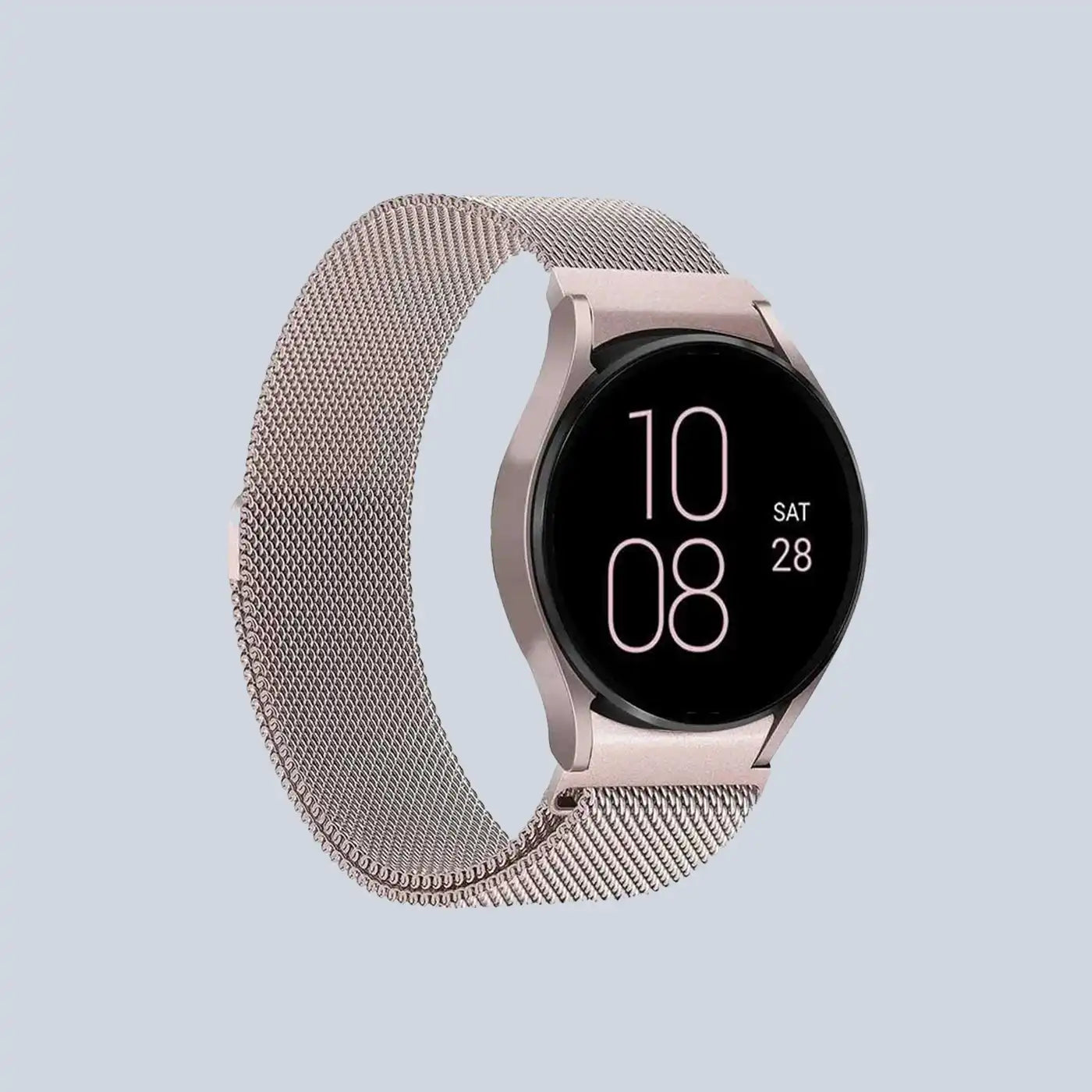 حزام ⁦Puro Milanese⁩ المغناطيسي لساعة ⁦Samsung Galaxy Watch 4/4 Classic (⁩ذهبي وردي)