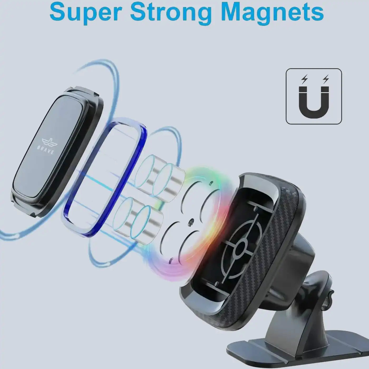 ⁦Brave 2-In-1 Universal Car Holder⁩