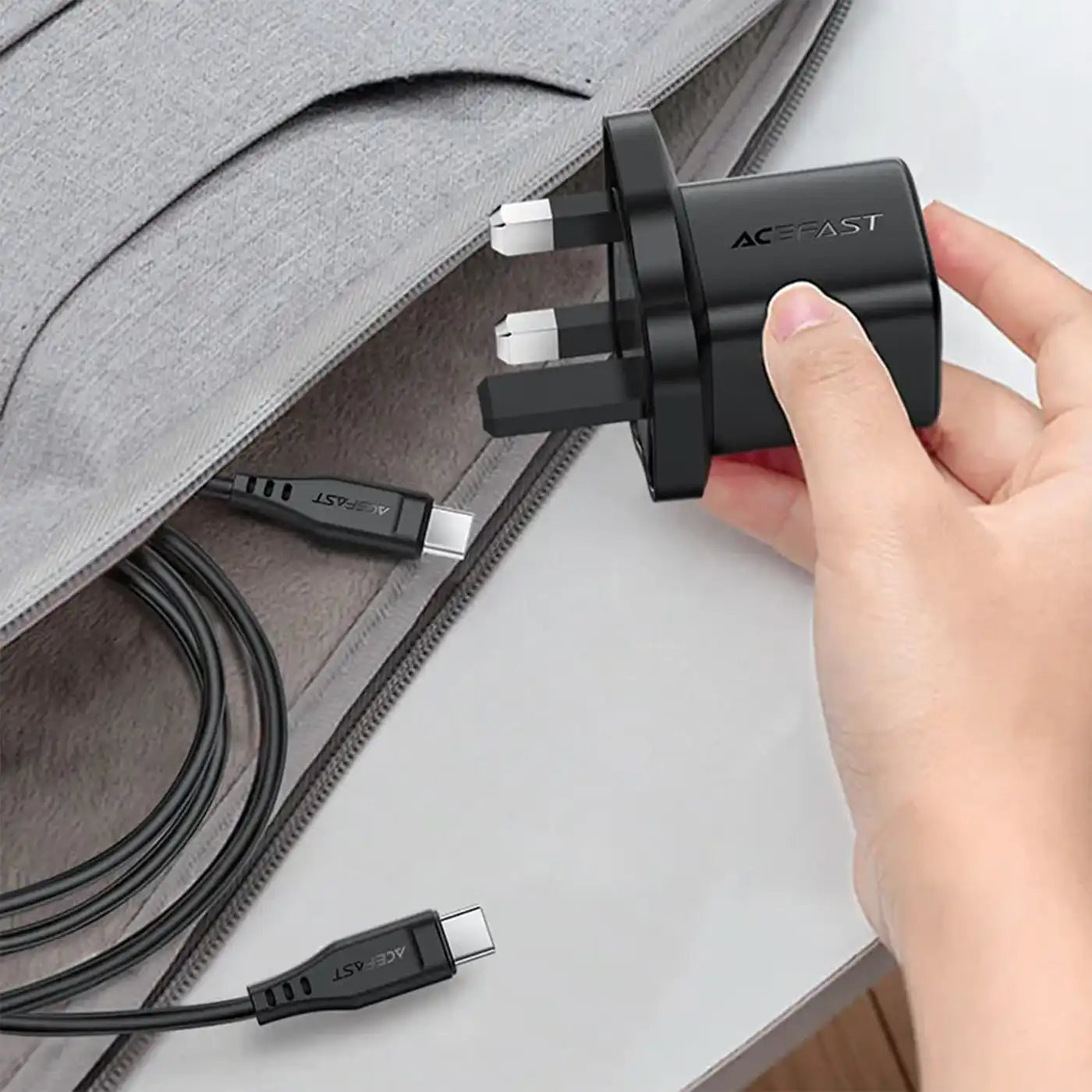 Acefast Fast Charge Wall Charger A132 PD30W GaN (1xUSB-C) UK