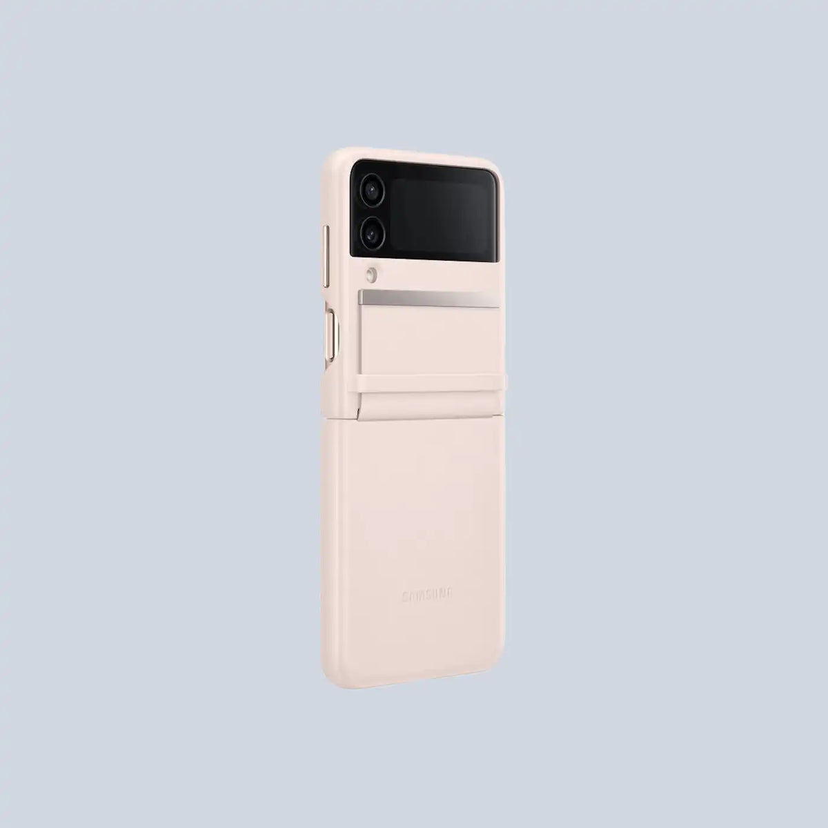 Samsung Flap Leather Cover for Galaxy Z Flip4 (Peach)