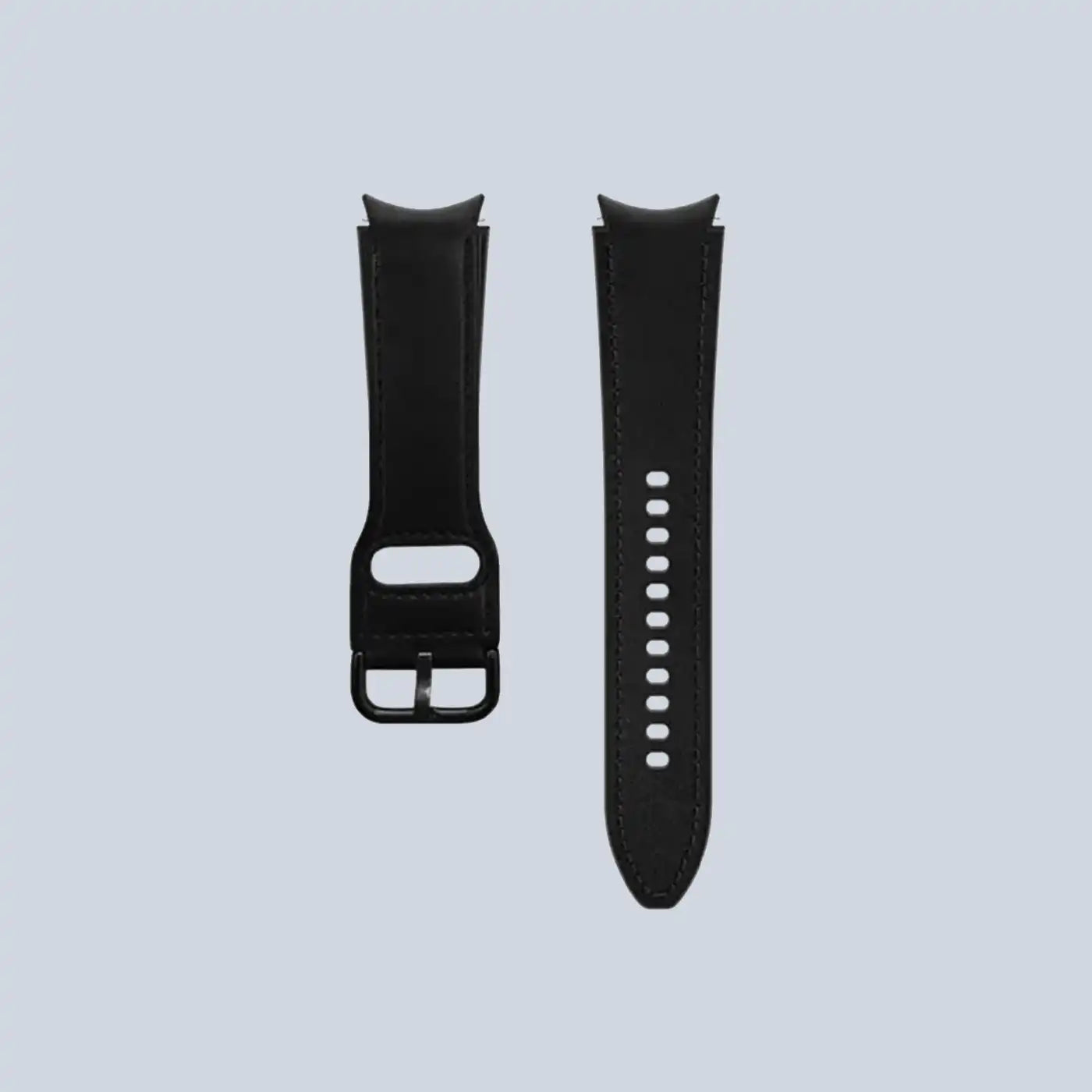 حزام جلد ⁦Puro Galaxy Watch4/4 Classic -⁩ أسود