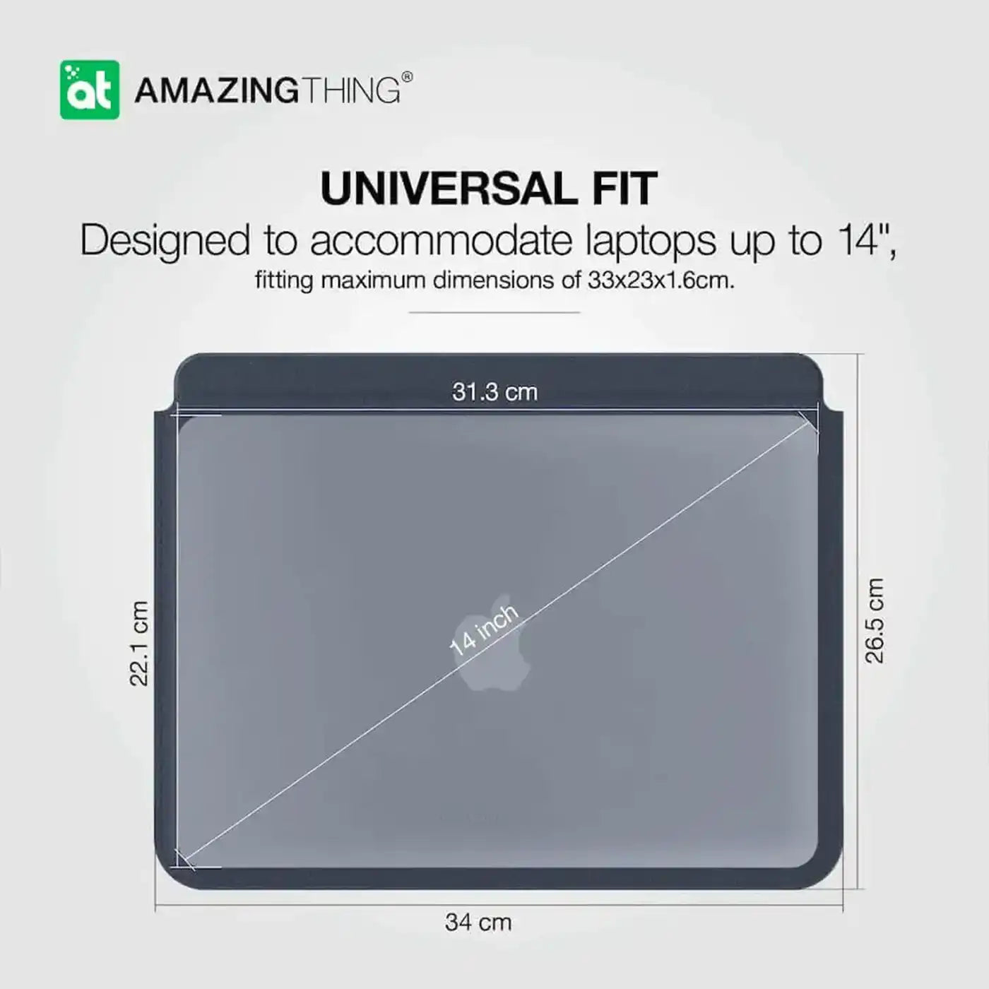 ⁦AmazingThing Matte PRO MAG Sleeve⁩ باللون الأزرق لجهاز ⁦MacBook PRO 14/13⁩ و ⁦MacBook Air 13.6/13⁩
