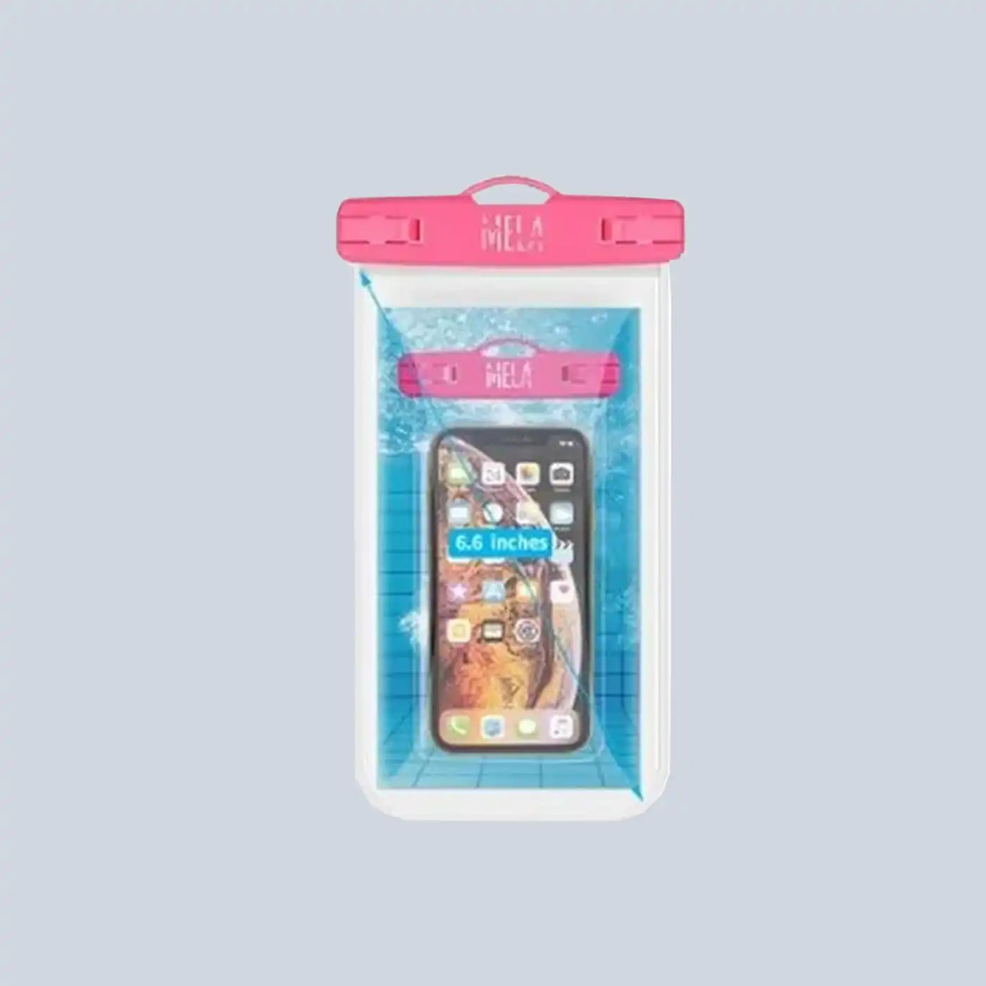 ⁦Mela Universal Smartphone Waterproof Case (Pink)⁩