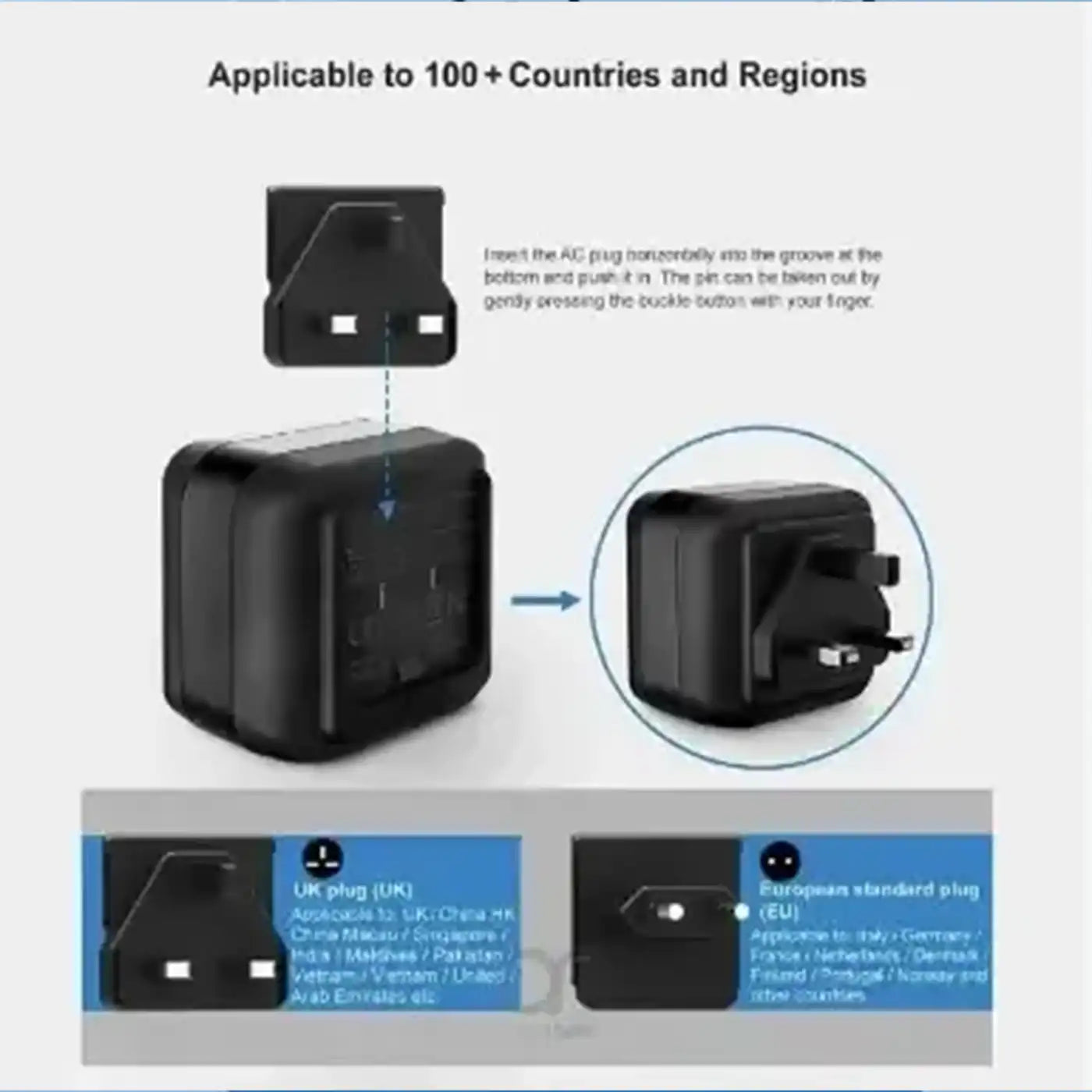 ⁦Brave 6 Ports Smart Power Adapter⁩