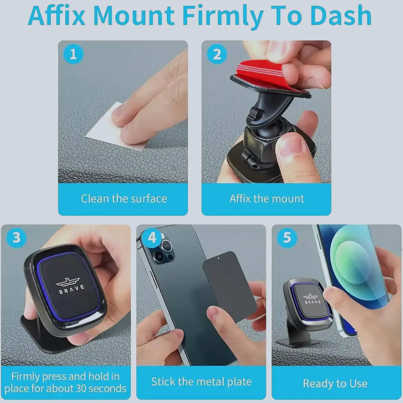 ⁦Brave 2-In-1 Universal Car Holder⁩