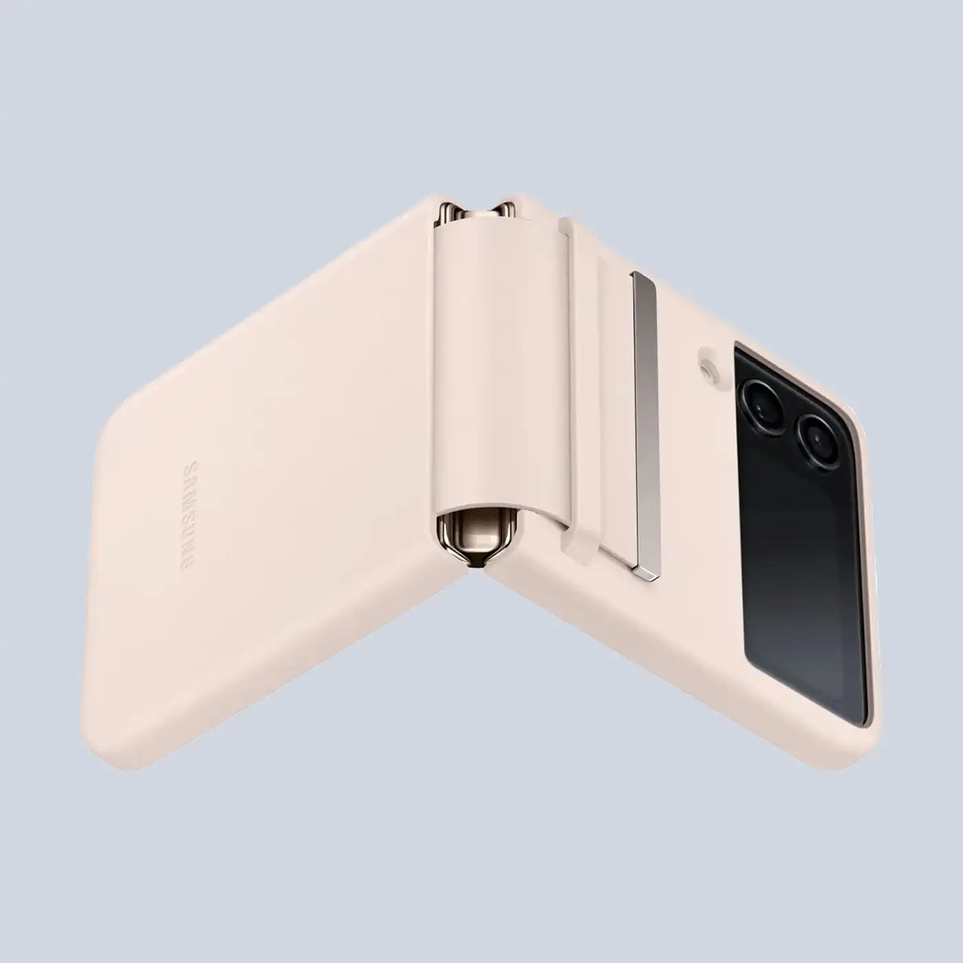 Samsung Flap Leather Cover for Galaxy Z Flip4 (Peach)