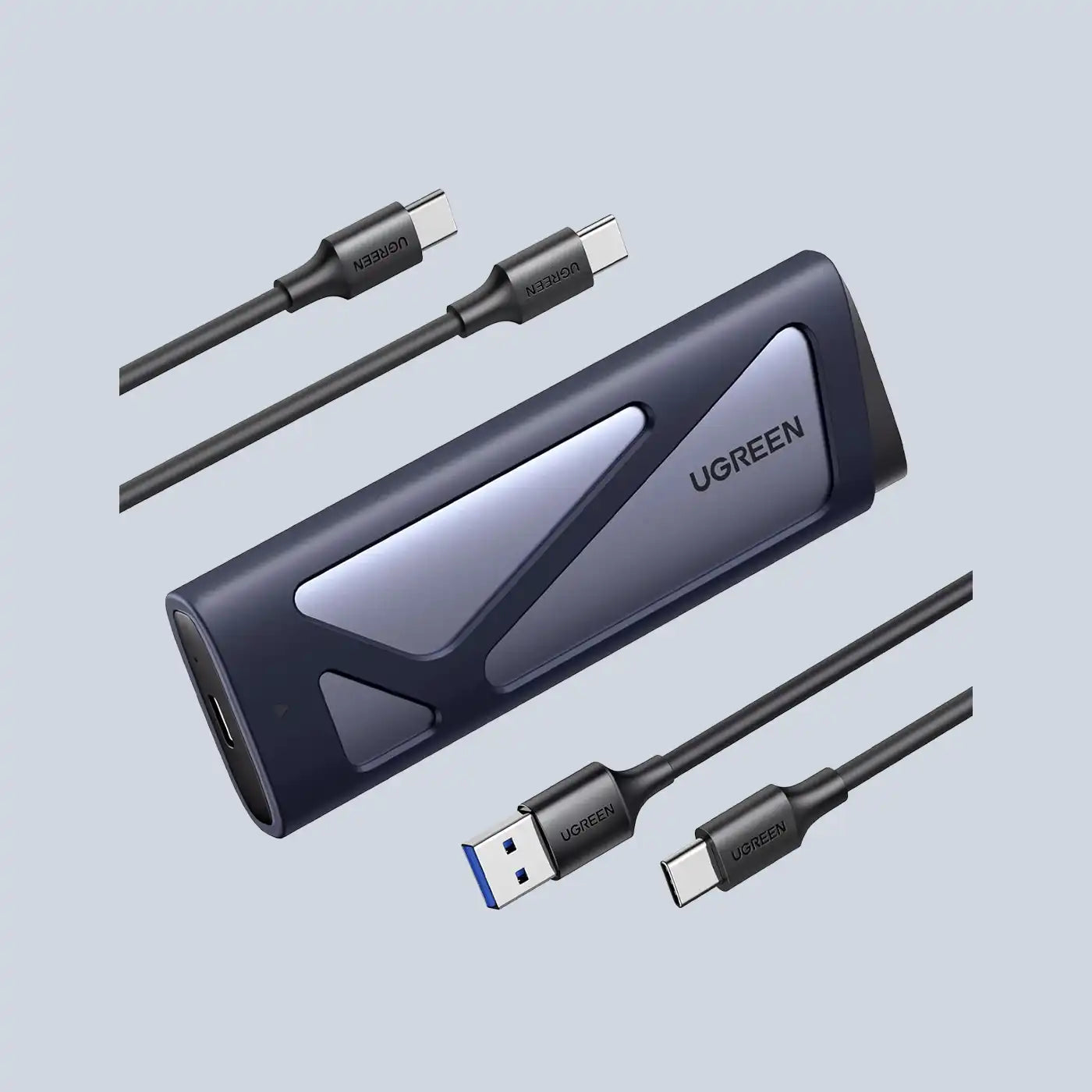 M.2 NVMe Enclosure SSD Adapter, 10Gbps USB C 3.2 Gen2, Tool-Free External Enclosure NVMe Reader