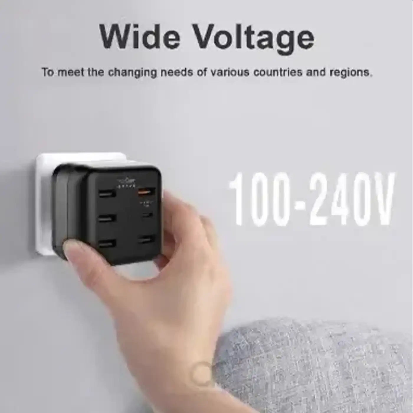 ⁦Brave 6 Ports Smart Power Adapter⁩
