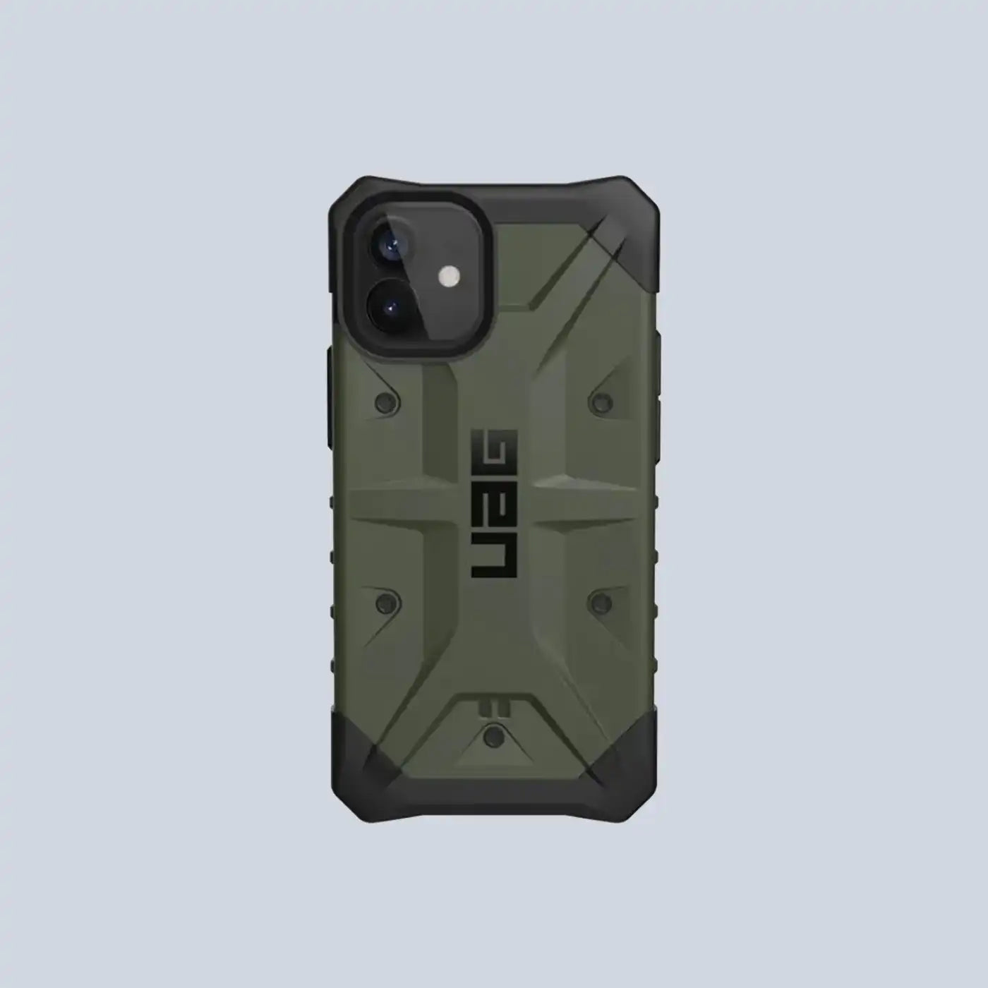 ⁦UAG Pathfinder⁩ لجهاز ⁦iPhone 12 mini (Olive)⁩