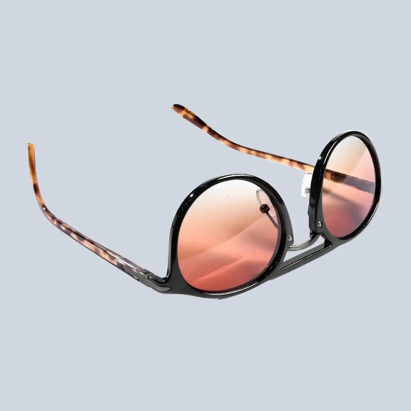 Looklight Sunglasses Scott Black Amber  Brown Degrade