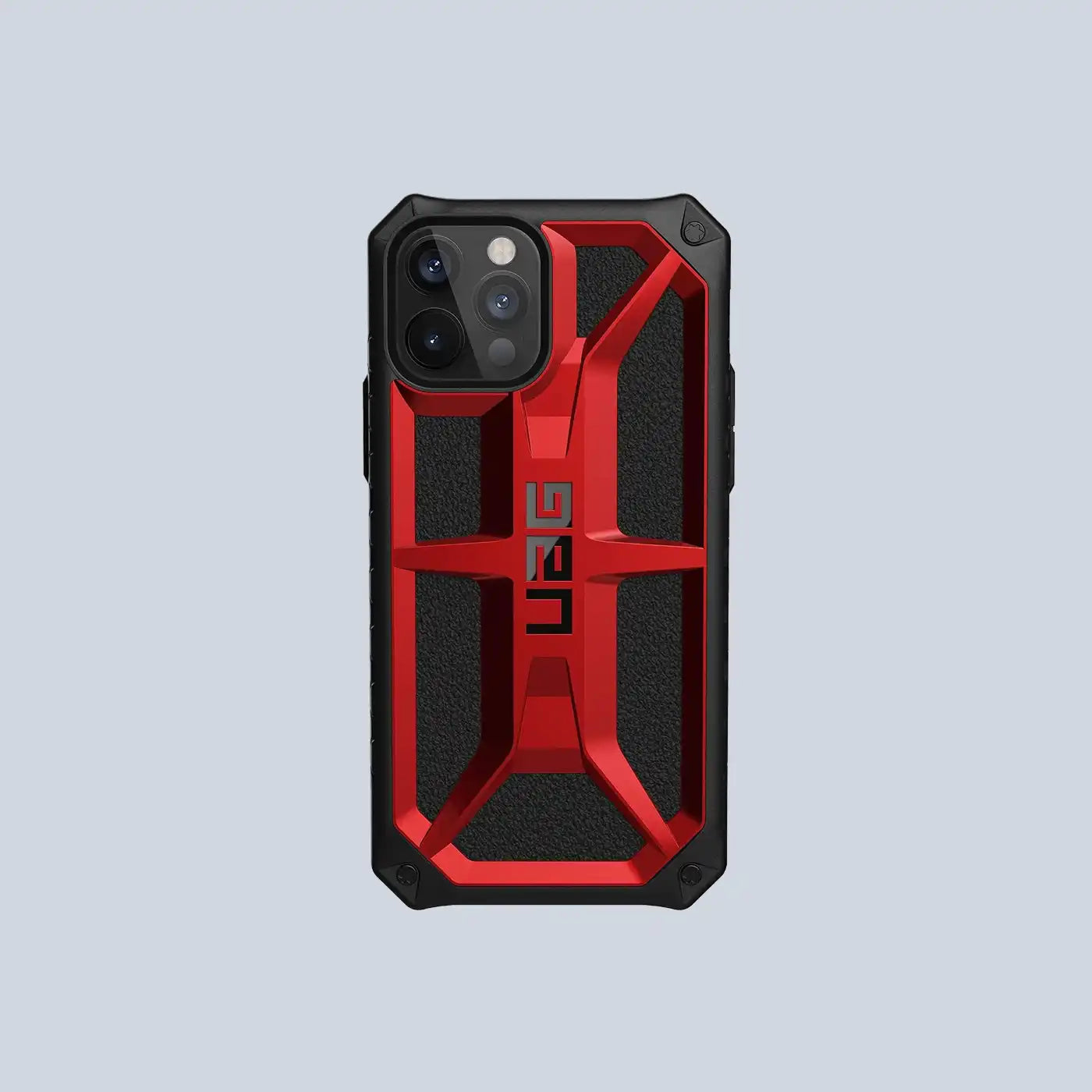 ⁦UAG Monarch⁩ لآيفون ⁦12⁩ برو ماكس (قرمزي وأسود)