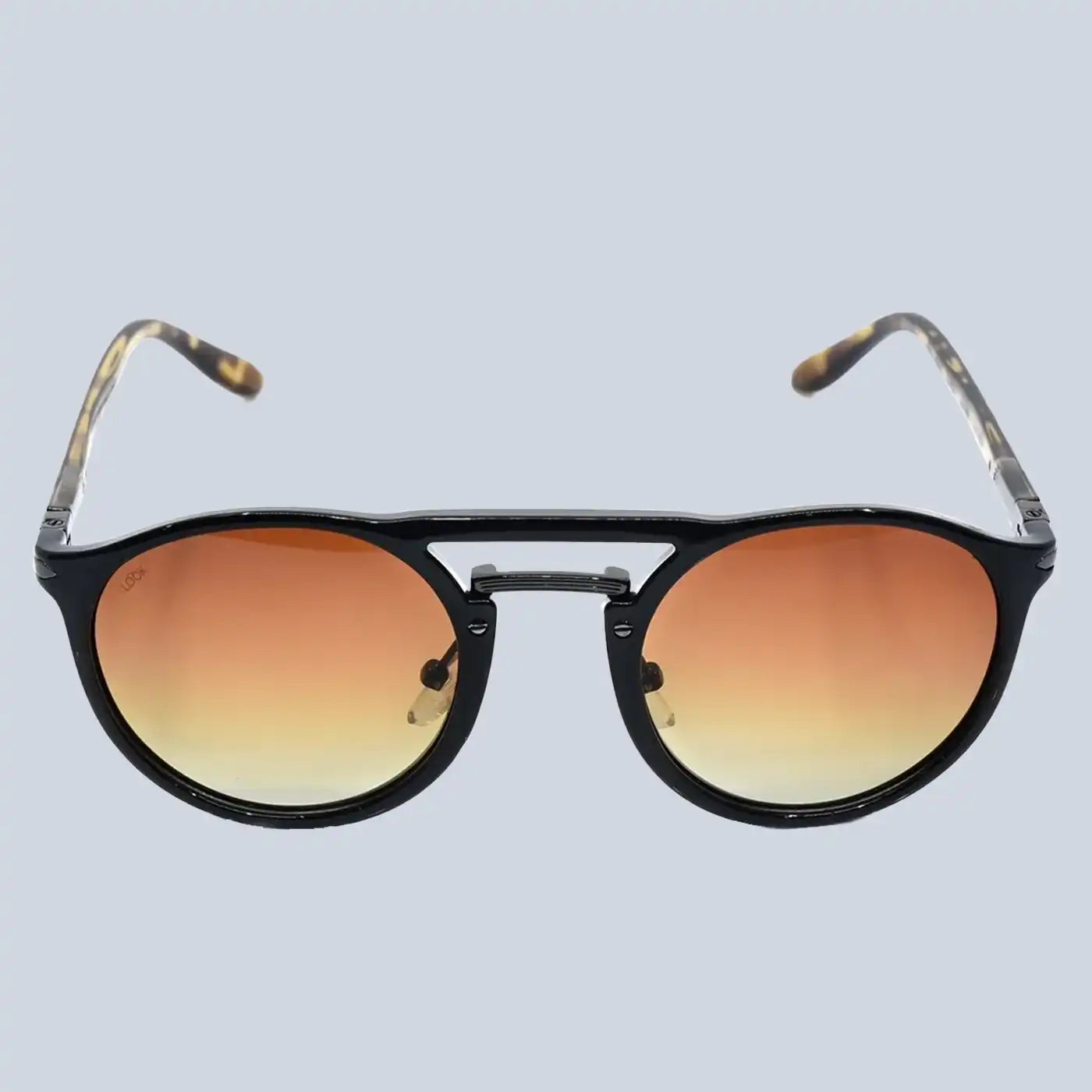 Looklight Sunglasses Scott Black Amber  Brown Degrade