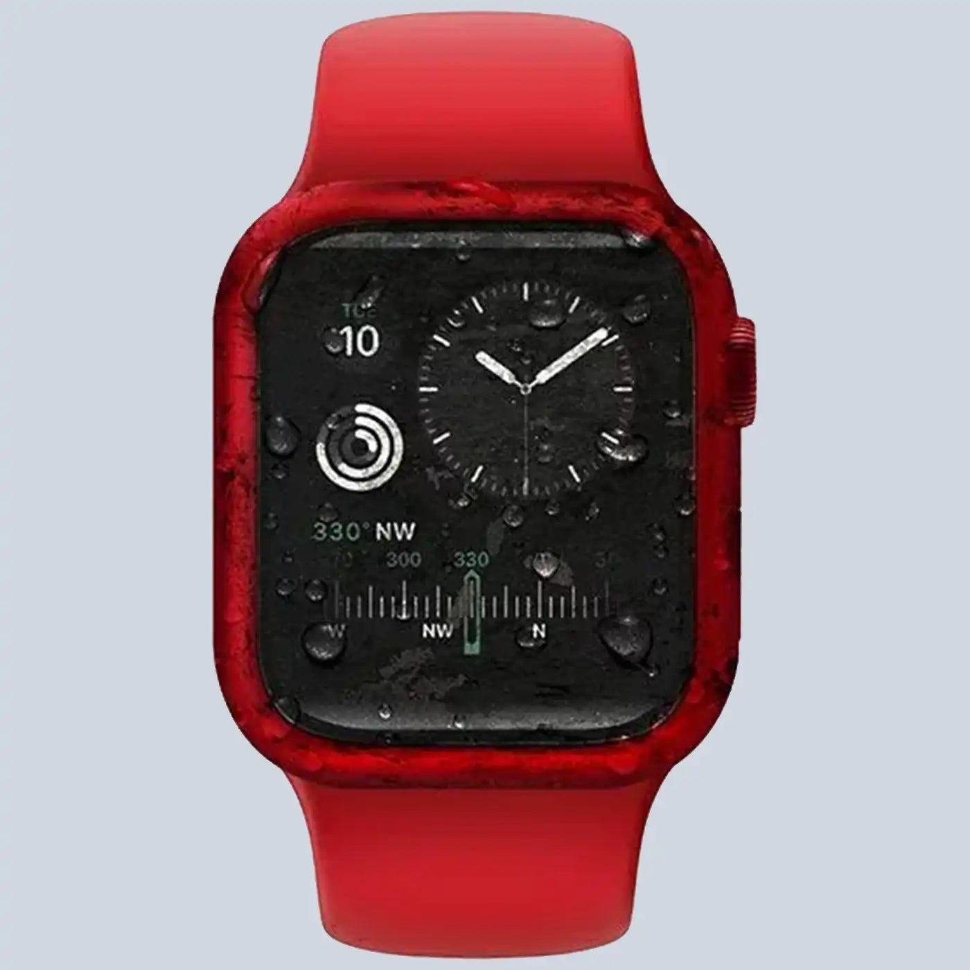 حامي شاشة ⁦Uniq Nautic⁩ لساعة ⁦Apple Watch Series 6 44mm -⁩ أحمر