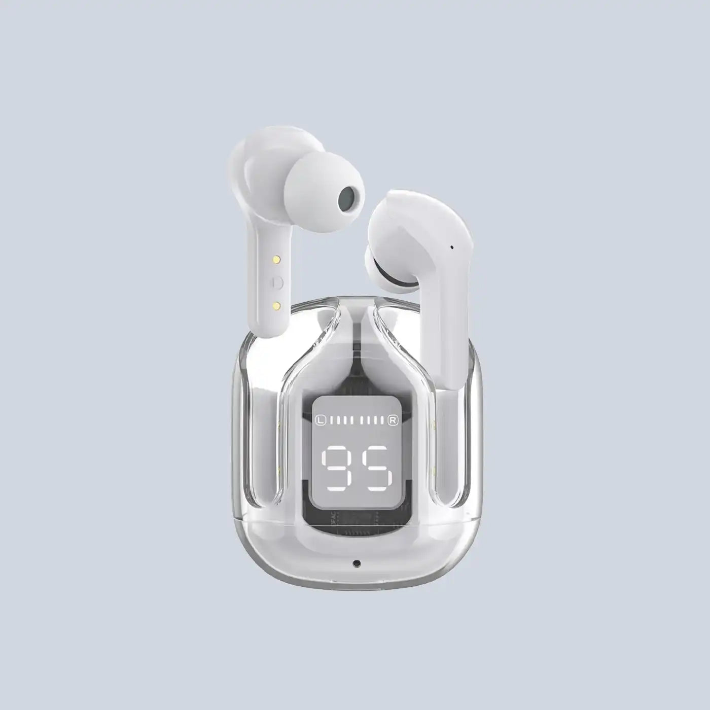 سماعات أذن ⁦Acefast T6⁩ اللاسلكية باللون الرمادي الحديث