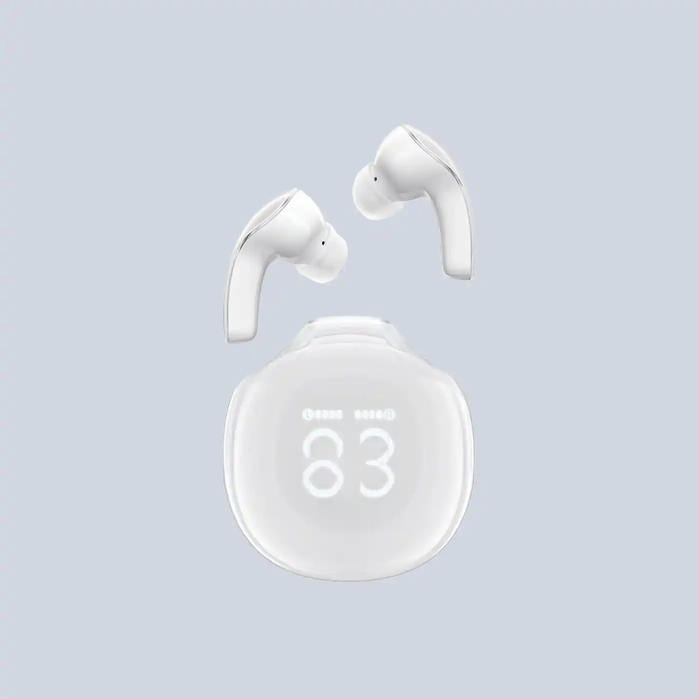 ⁦Acefast Headphones TWS T9 -⁩ أبيض خزفي