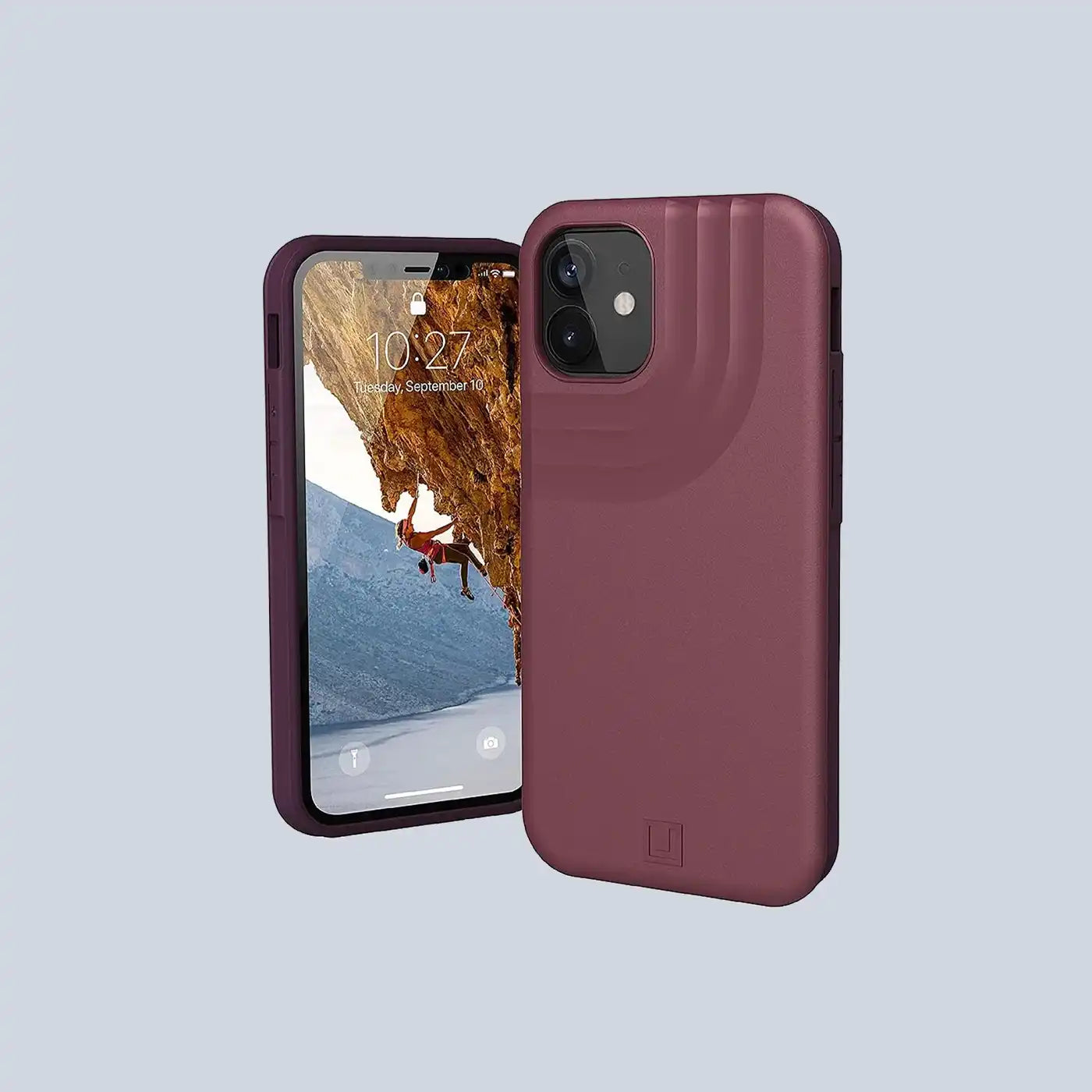 ⁦UAG Anchor⁩ لـ ⁦iPhone 12 mini (Aubergine)⁩