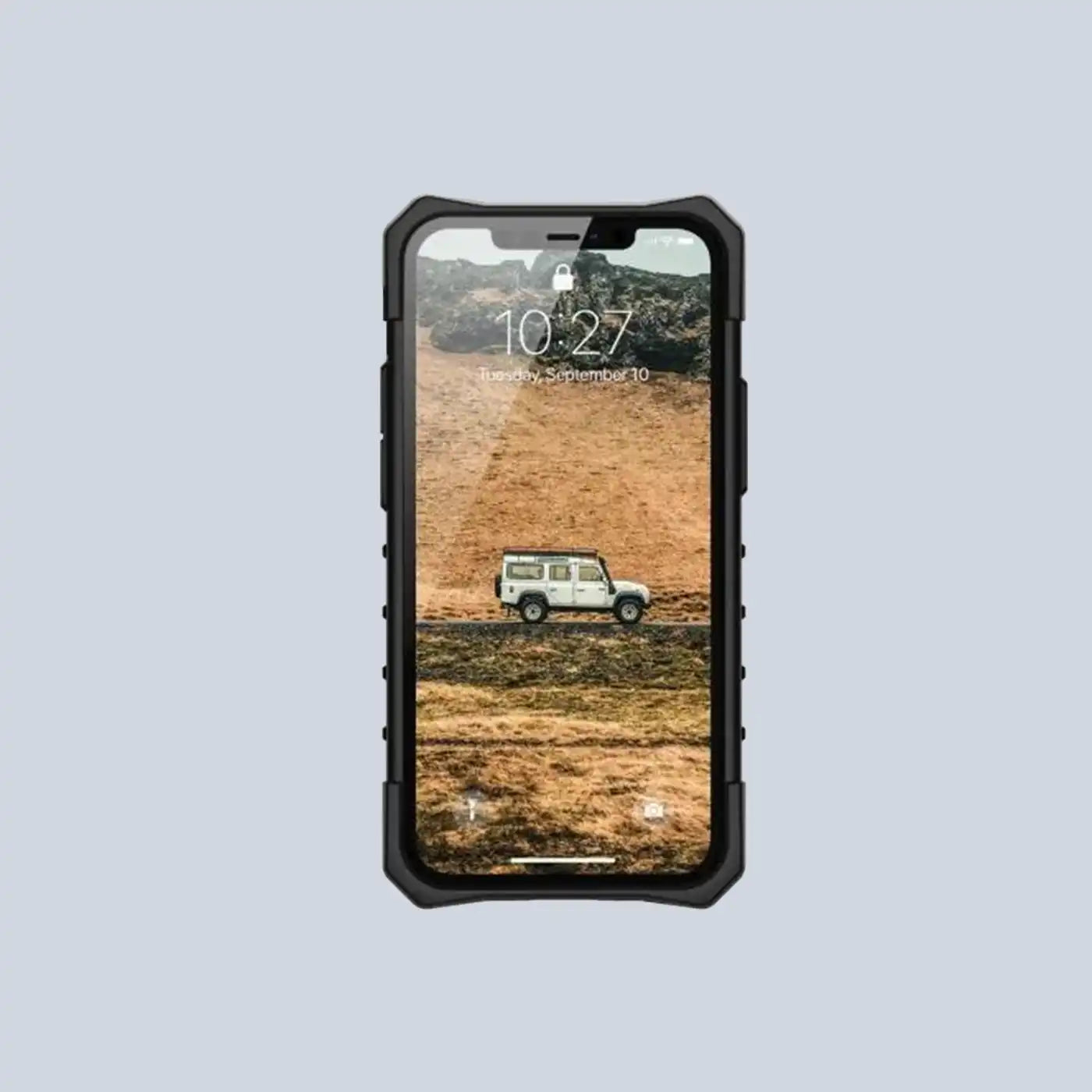 ⁦UAG Pathfinder⁩ لجهاز ⁦iPhone 12 mini (Olive)⁩