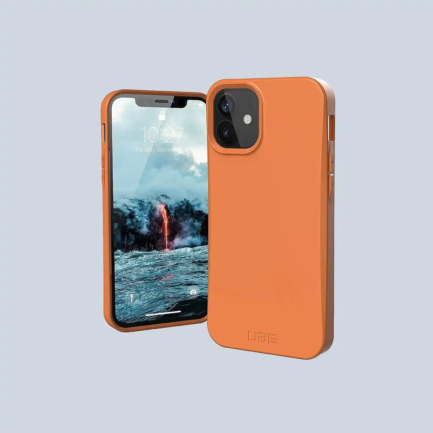 ⁦UAG Outback Bio⁩ لجهاز ⁦iPhone 12 mini (⁩برتقالي)