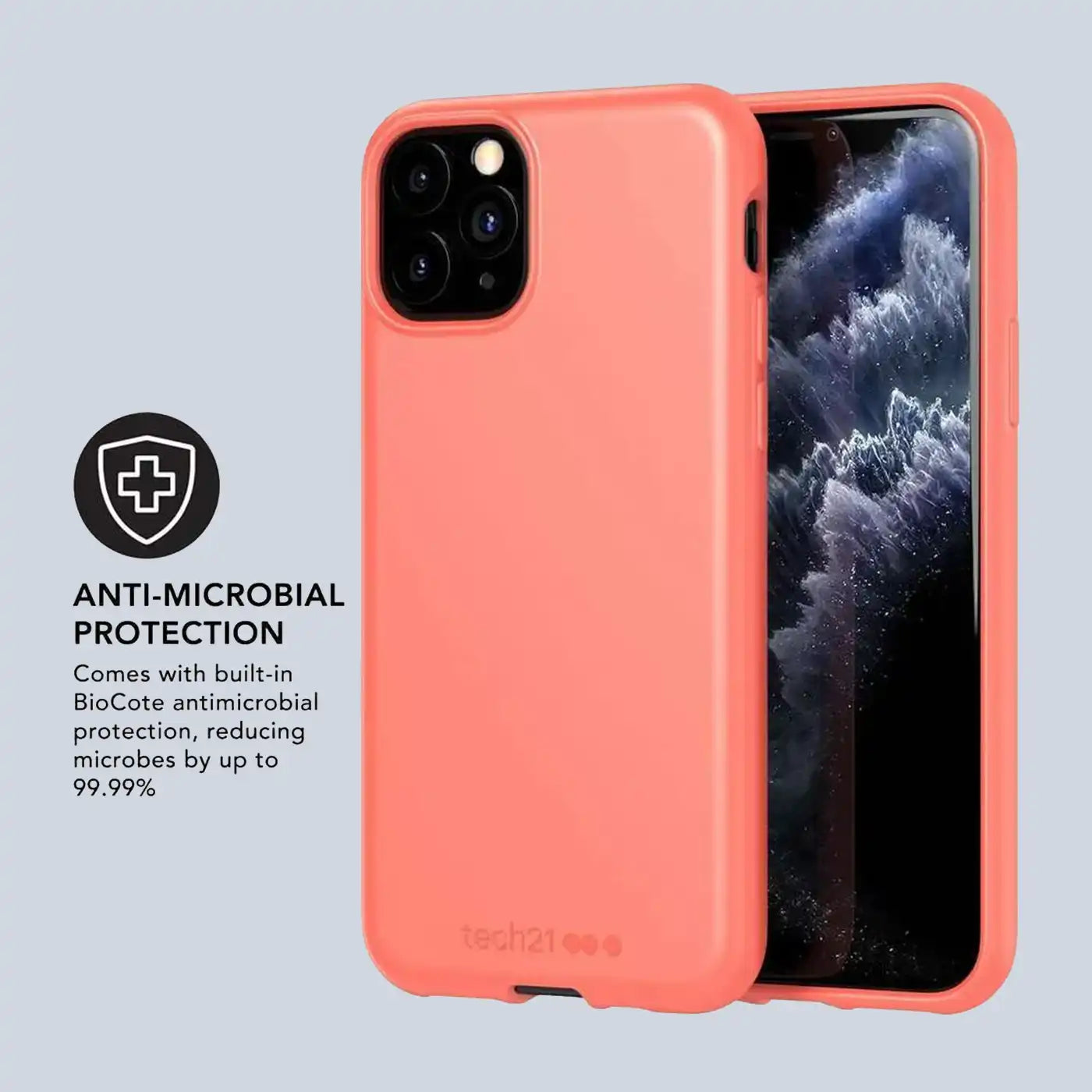 حافظة ⁦Tech21 Studio Colour⁩ لجهاز ⁦iPhone 11 Pro -⁩ وردي
