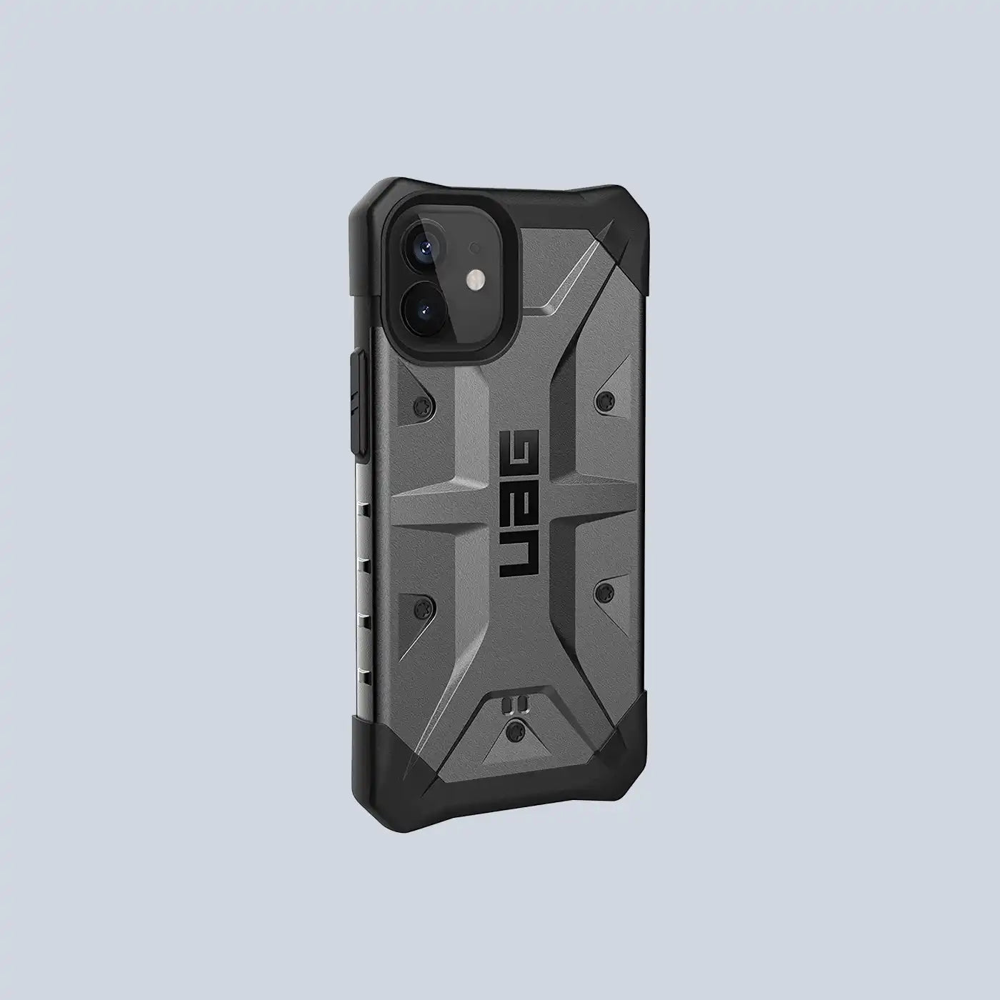 ⁦UAG - Pathfinder Case⁩ لـ ⁦Apple iPhone 12 Mini - Silver⁩