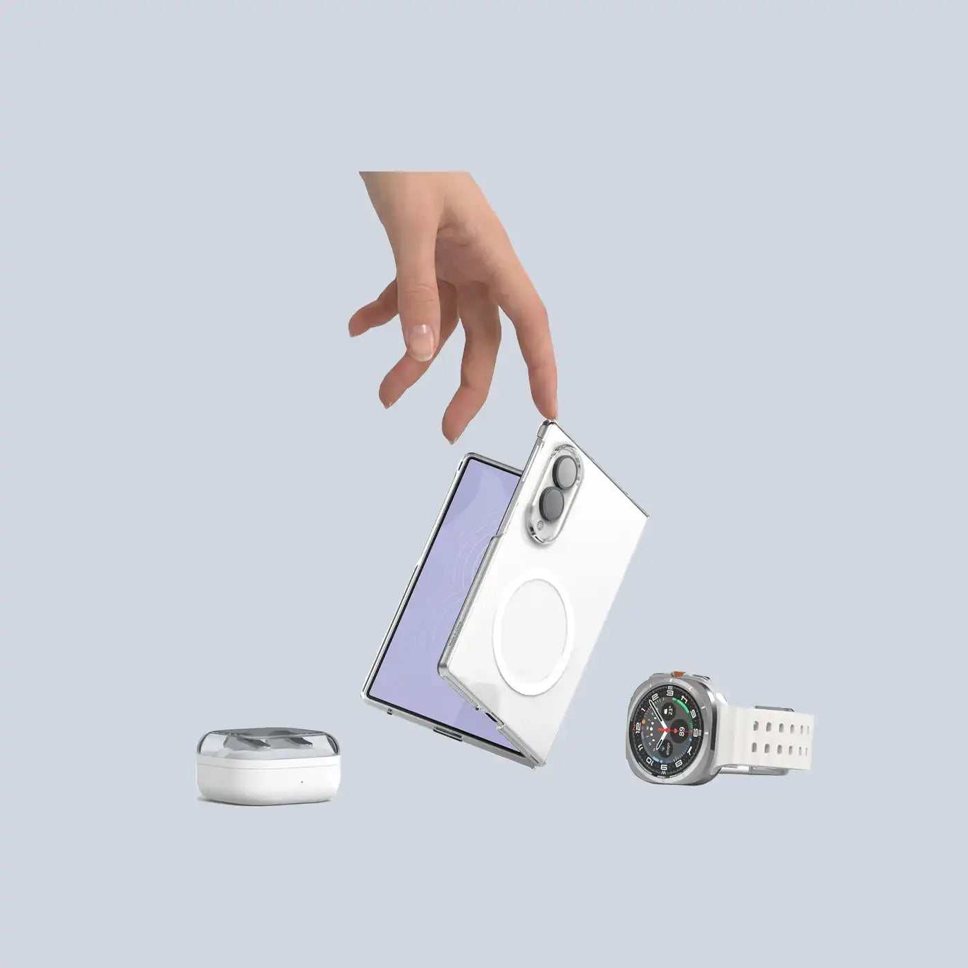 Elago Magnetic PC Case Galaxy Z Fold 8 (Clear)
