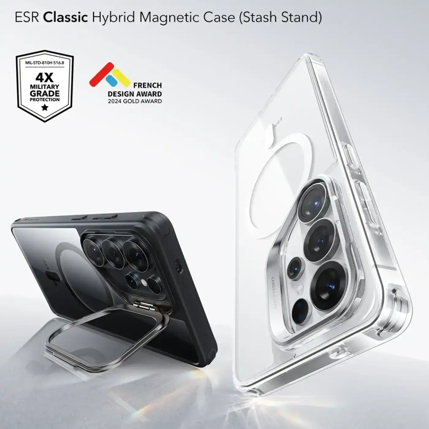 ESR Classic Hybrid Kickstand Magsafe Galaxy S26 Ultra - clear