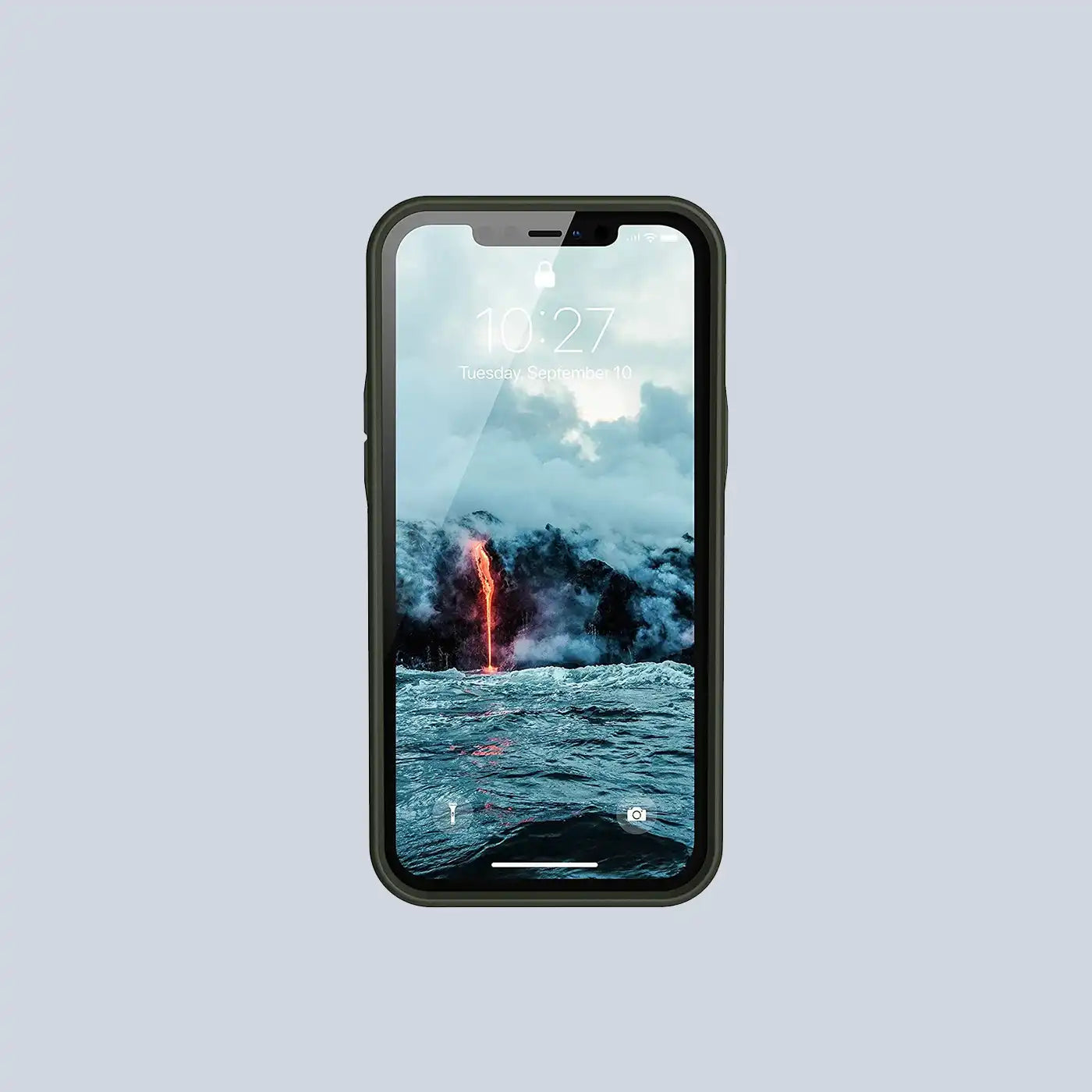⁦UAG - Outback Biodegradable Case for Apple iPhone 12 mini - Olive⁩